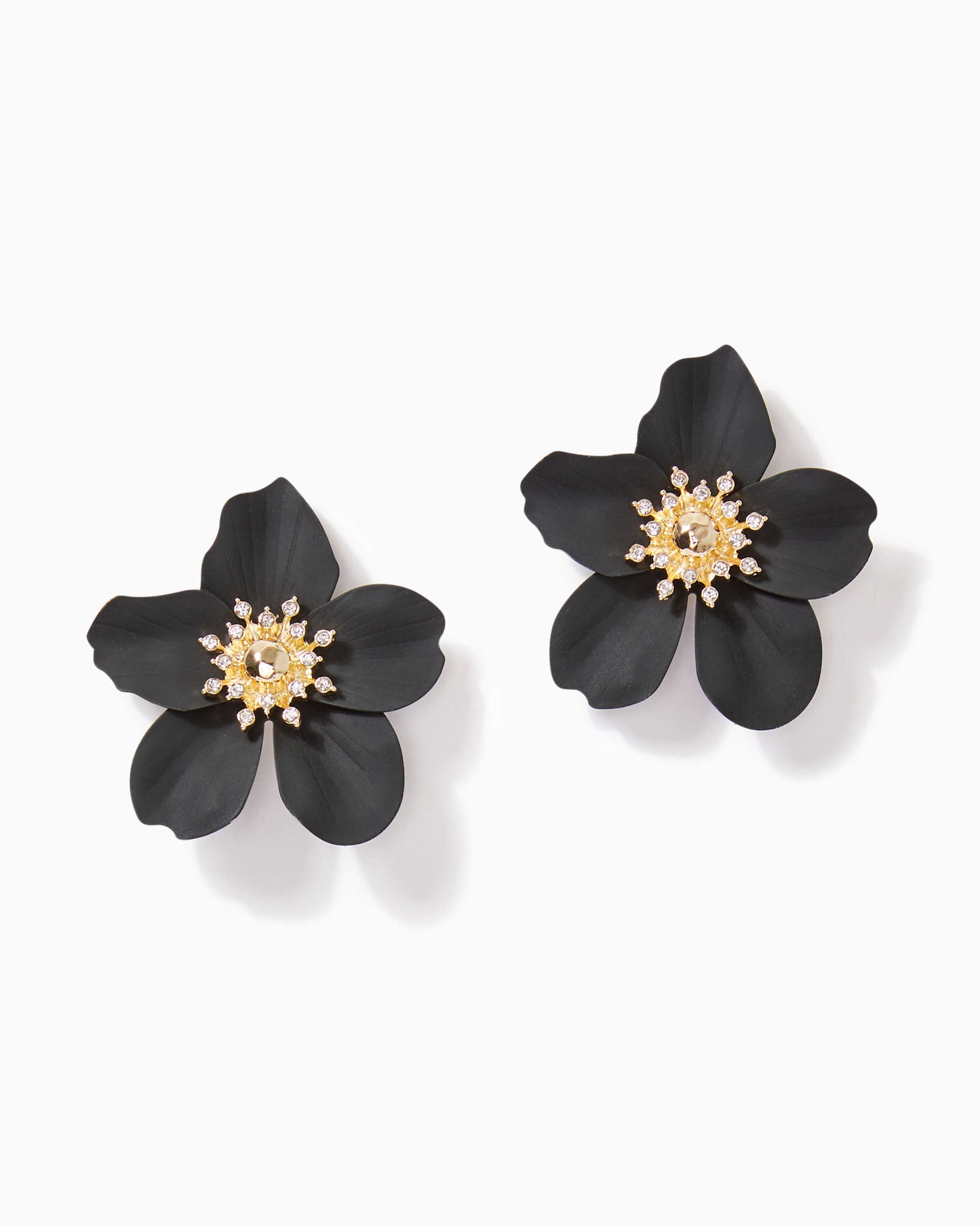 OVERSIZED ORCHID EARRINGS