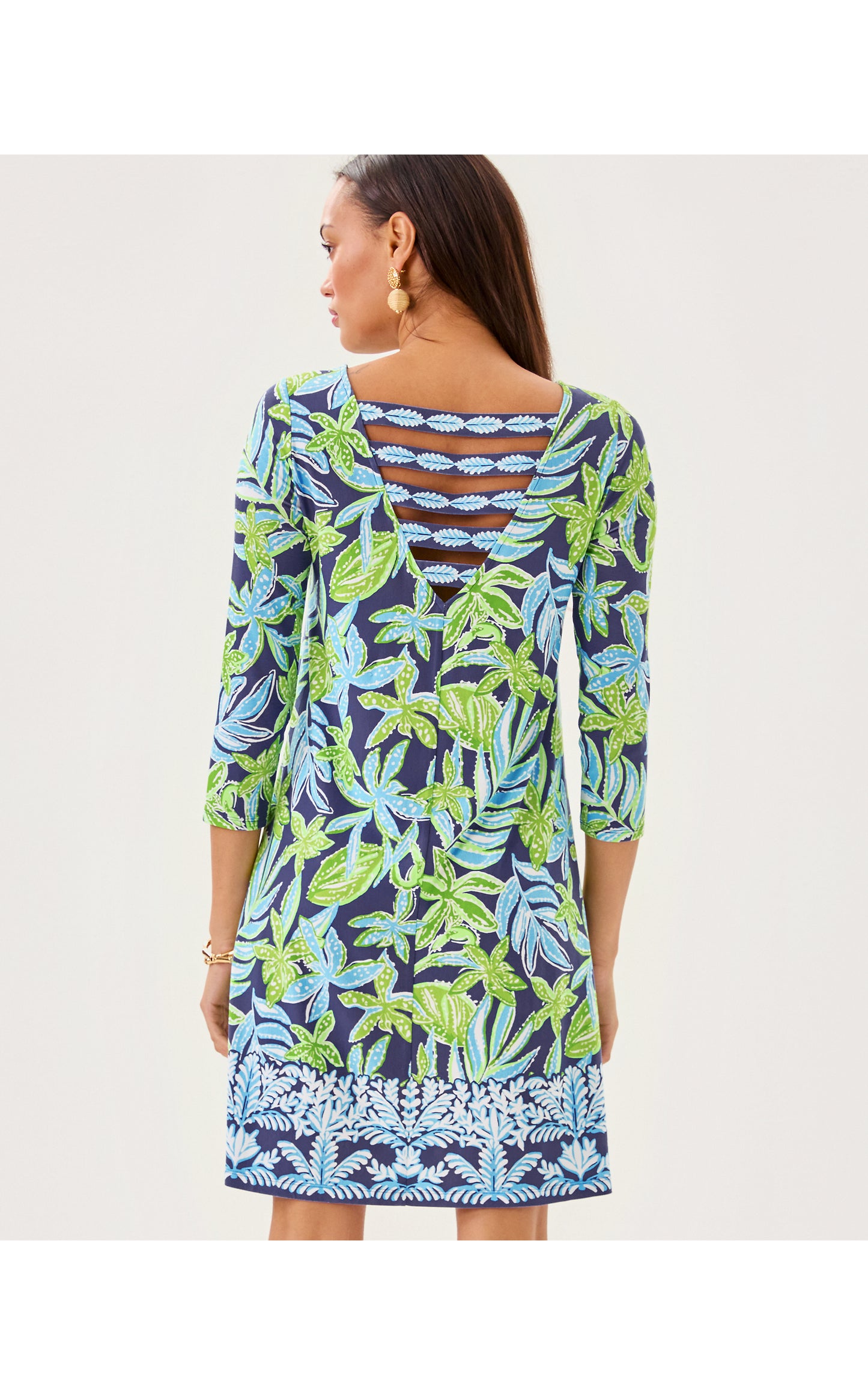 OPHELIA 3/4 SLEEVE DRESS