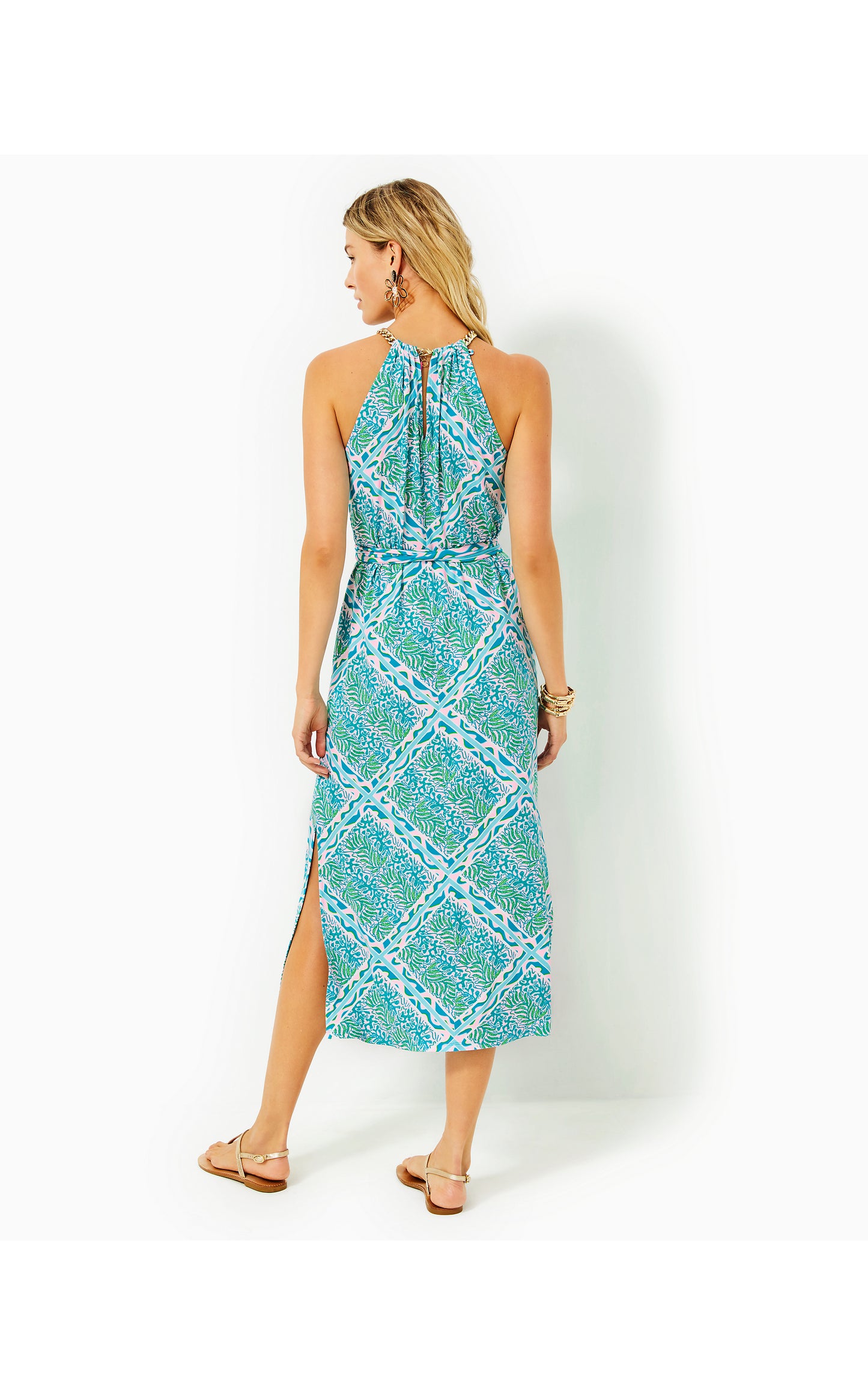BINGHAM MIDI DRESS