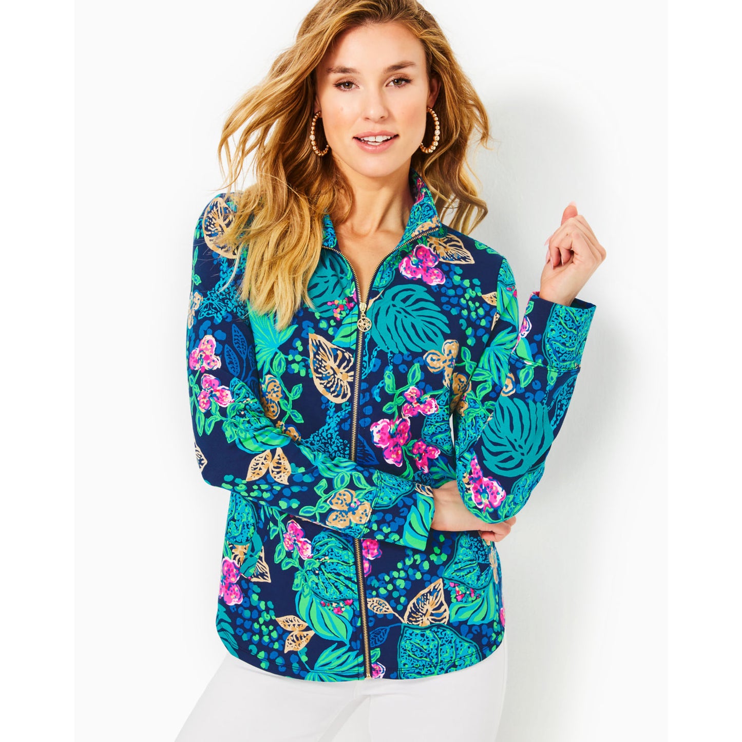 LEONA UPF 50+ ZIP-UP