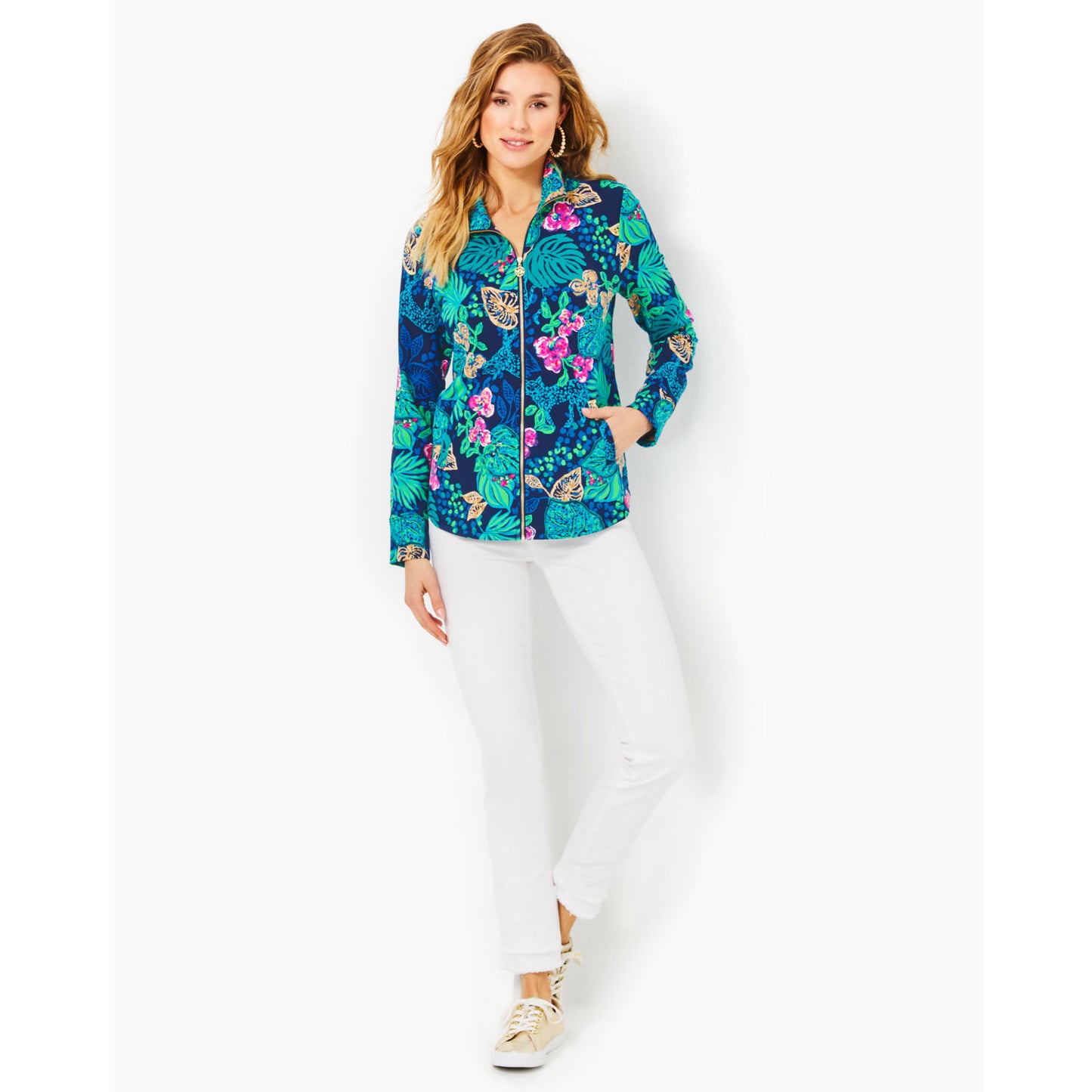 LEONA UPF 50+ ZIP-UP