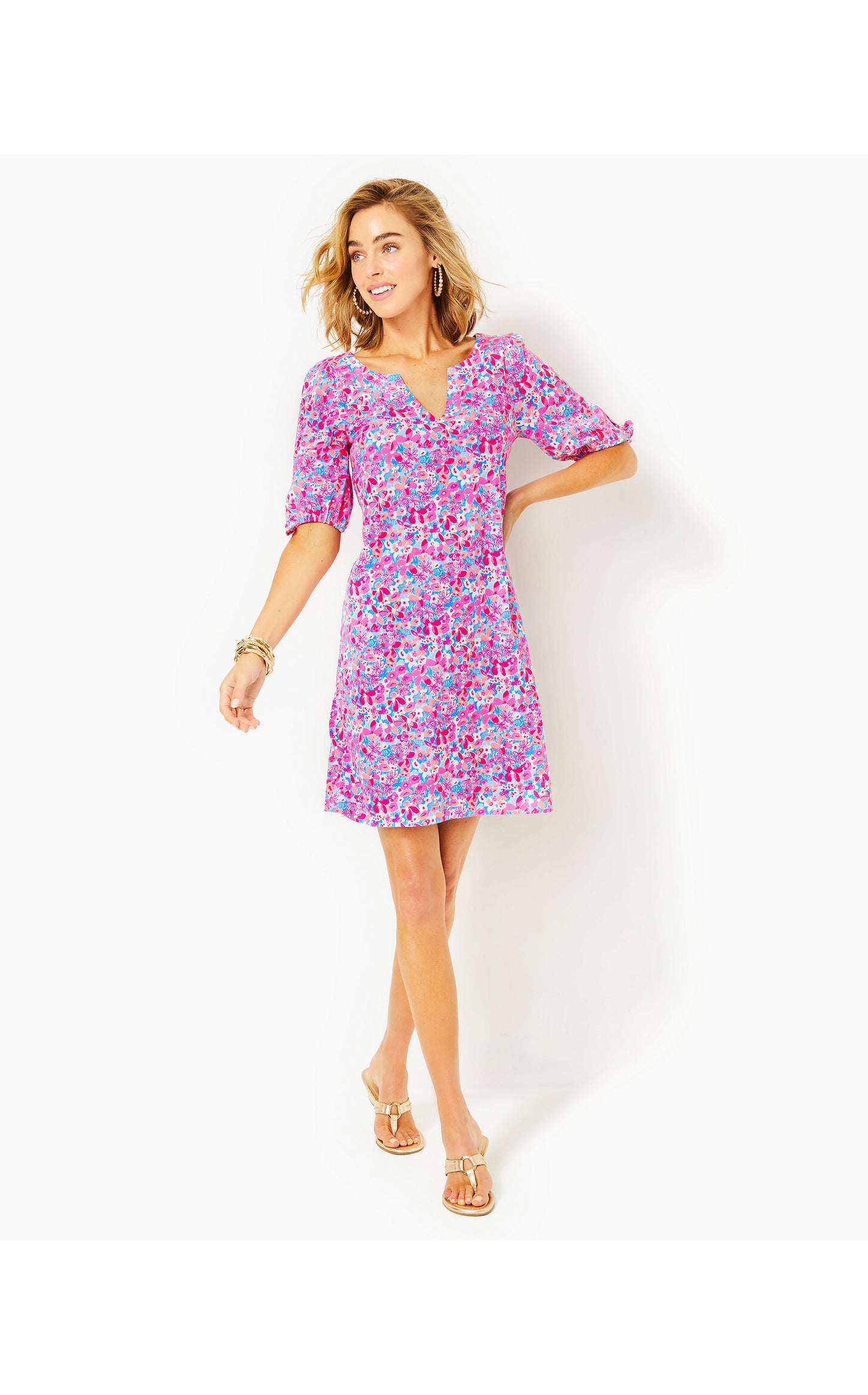 EASLEY SHORT SLEEVE DRESS