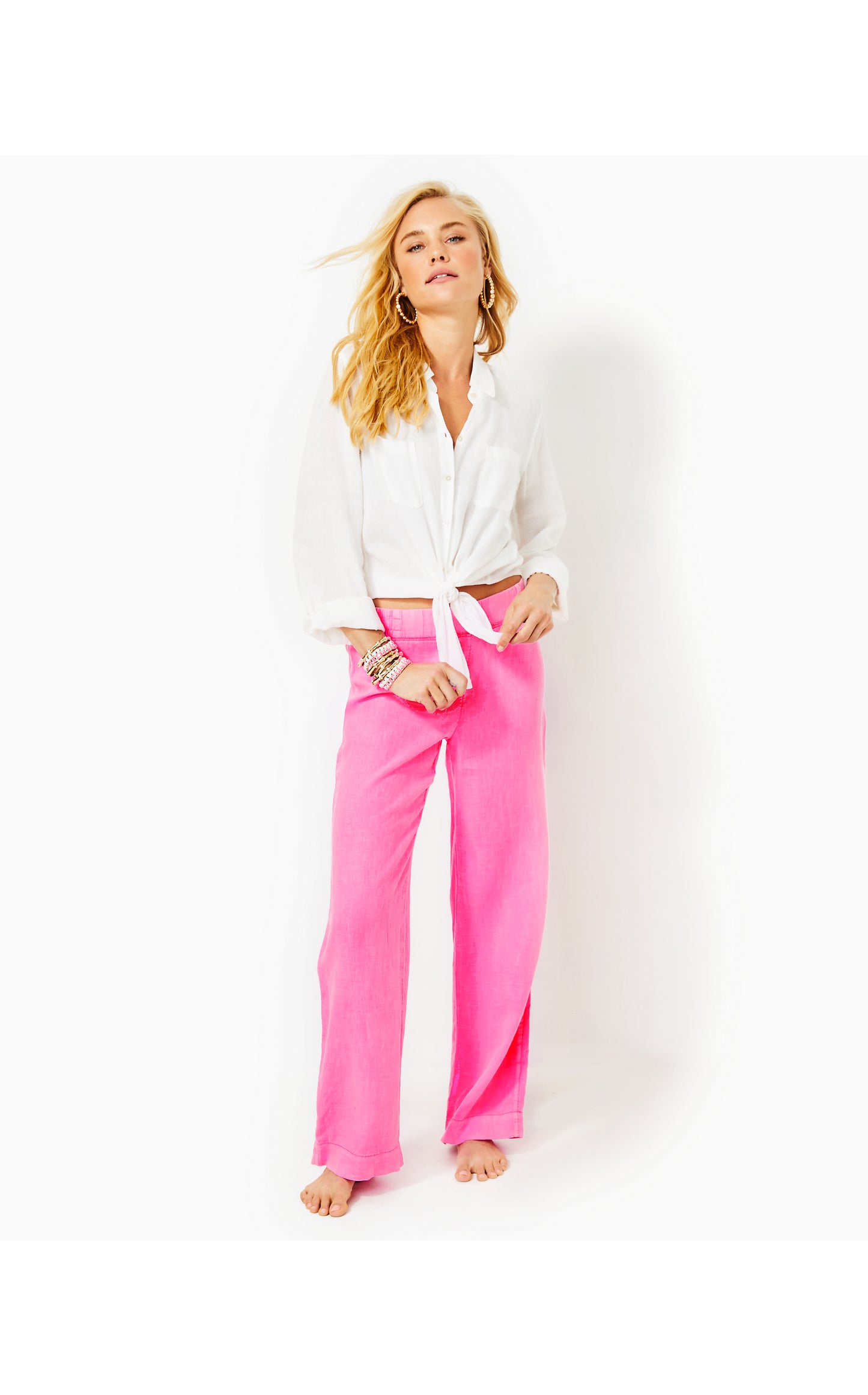 DERI LINEN PALAZZO