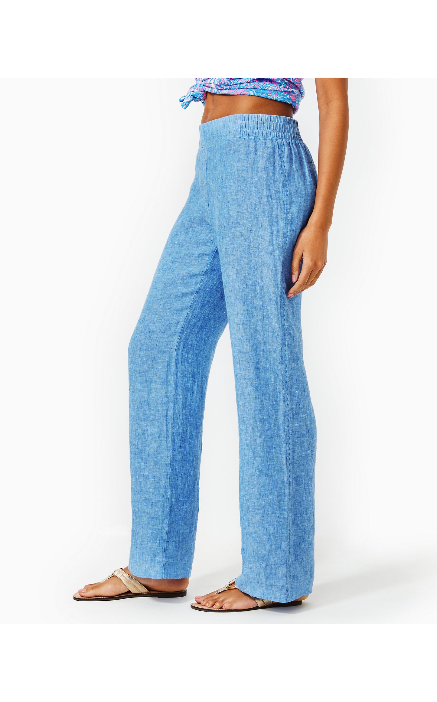 DERI LINEN PALAZZO