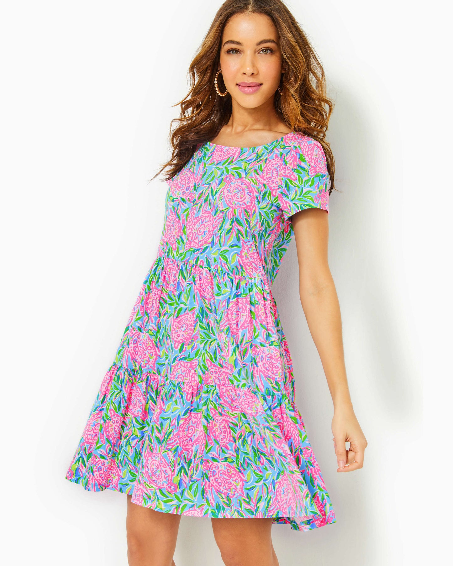 GEANNA SHORT SLEEVE DRESS