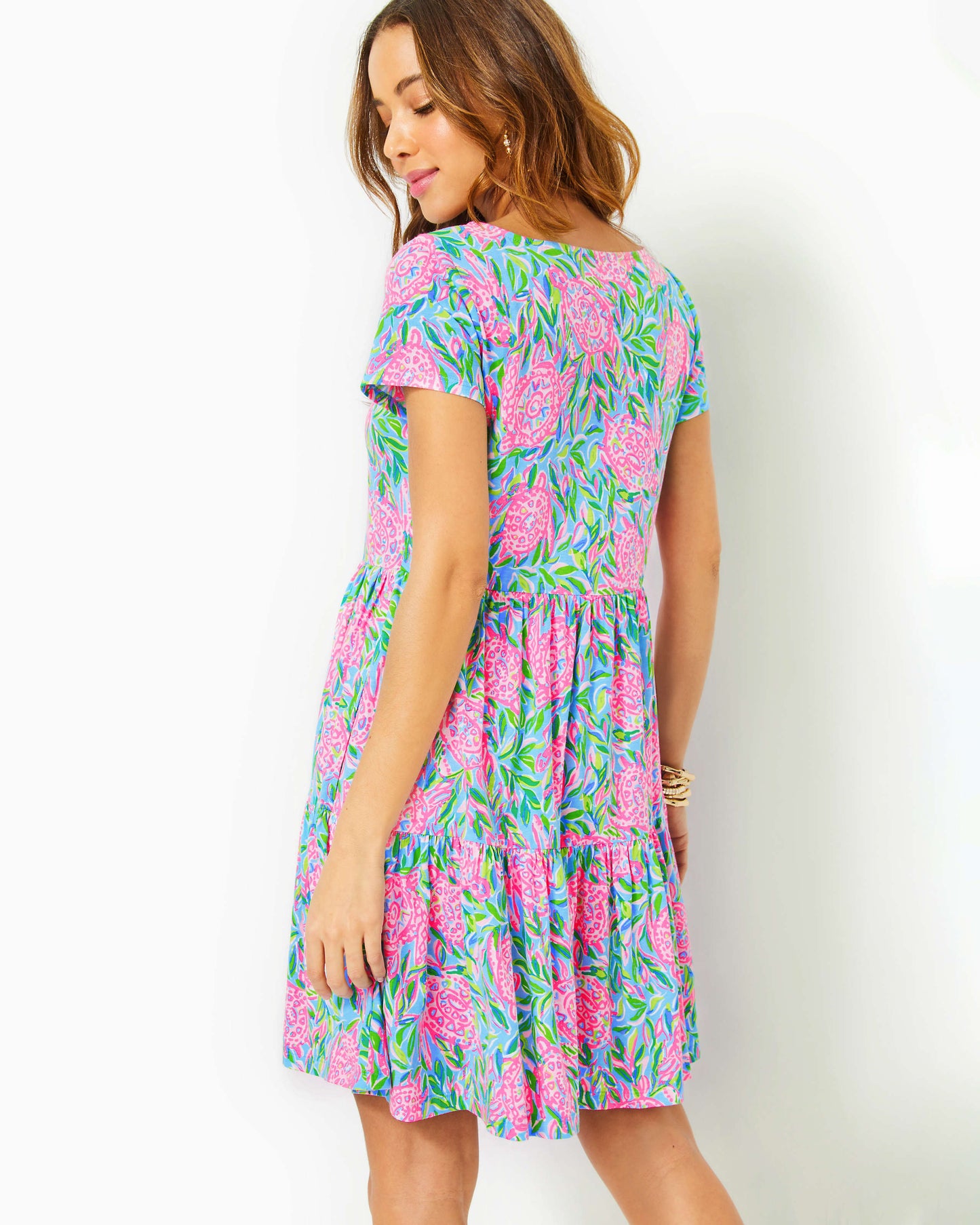 GEANNA SHORT SLEEVE DRESS