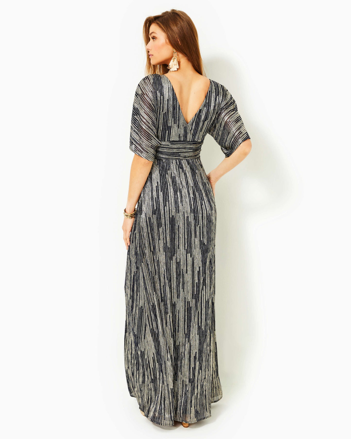 PARIGI ELBOW SLEEVE MAXI