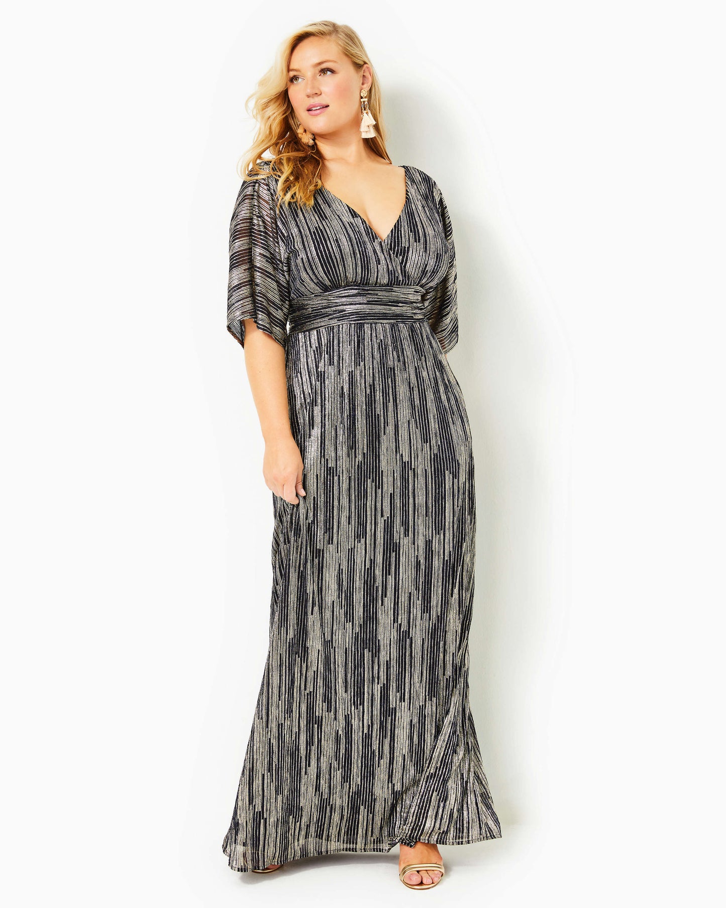 PARIGI ELBOW SLEEVE MAXI