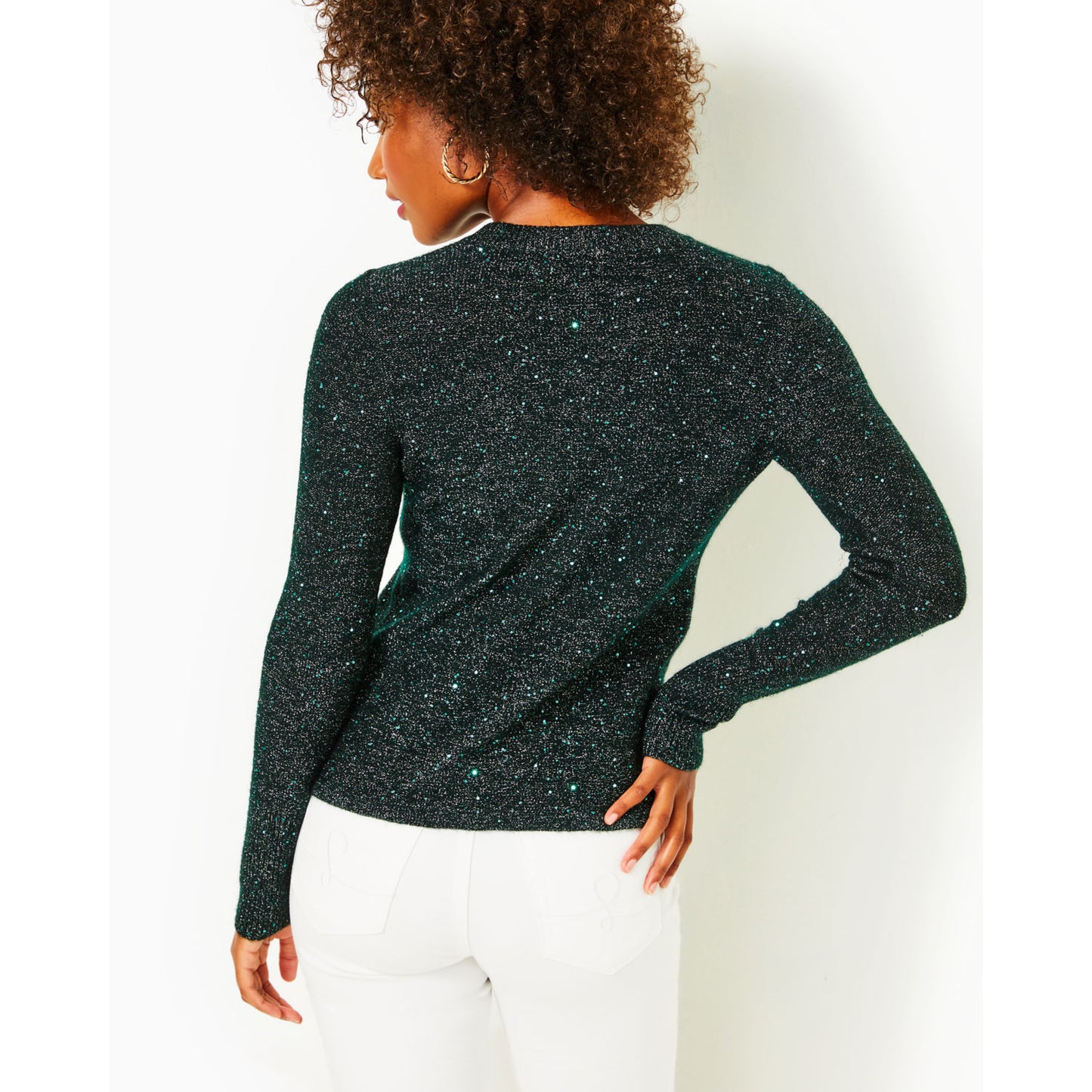 MORGEN SEQUIN SWEATER