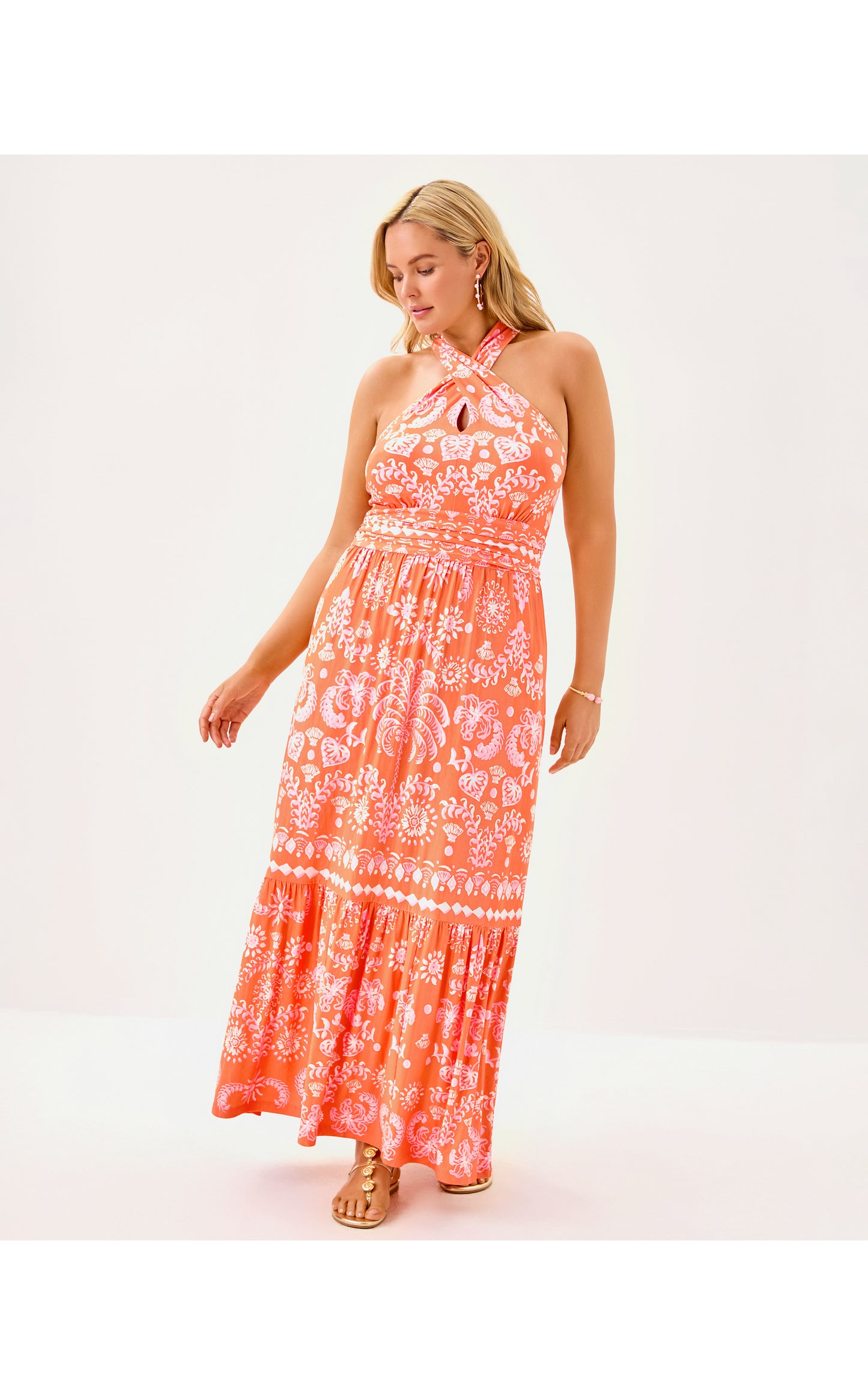 MONTECITO HALTER MAXI DRESS