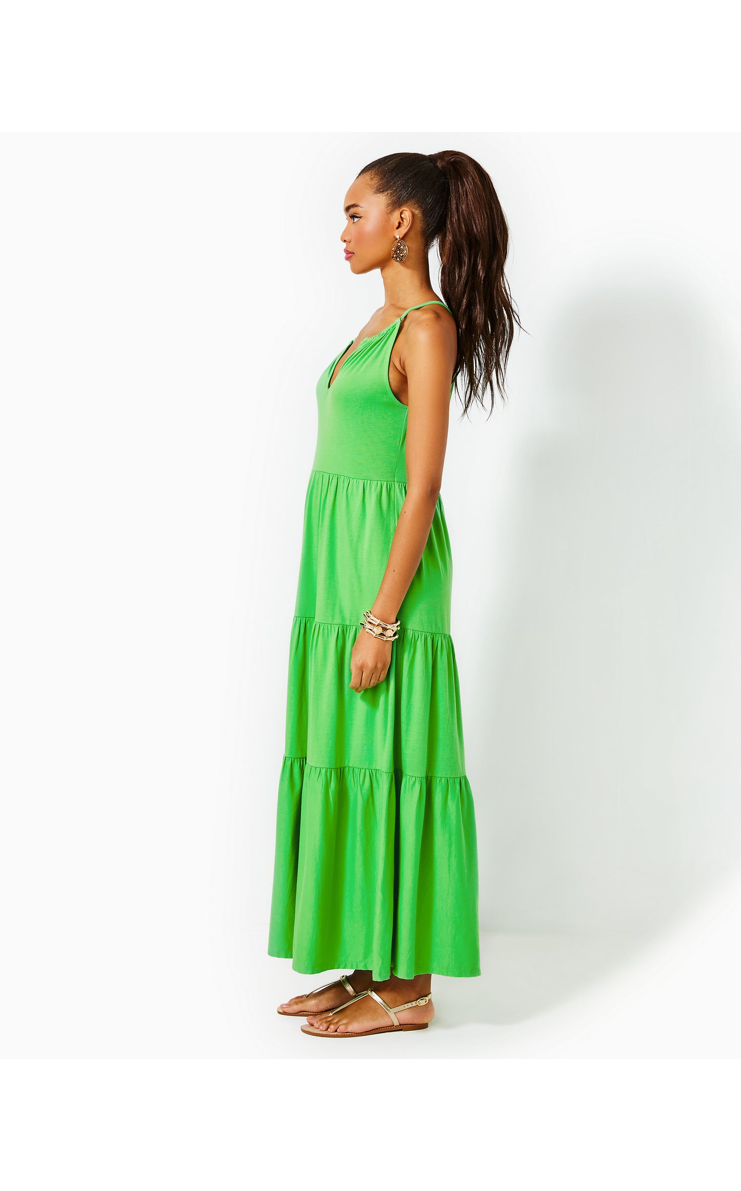 MARIBELLA HALTER MAXI DRESS