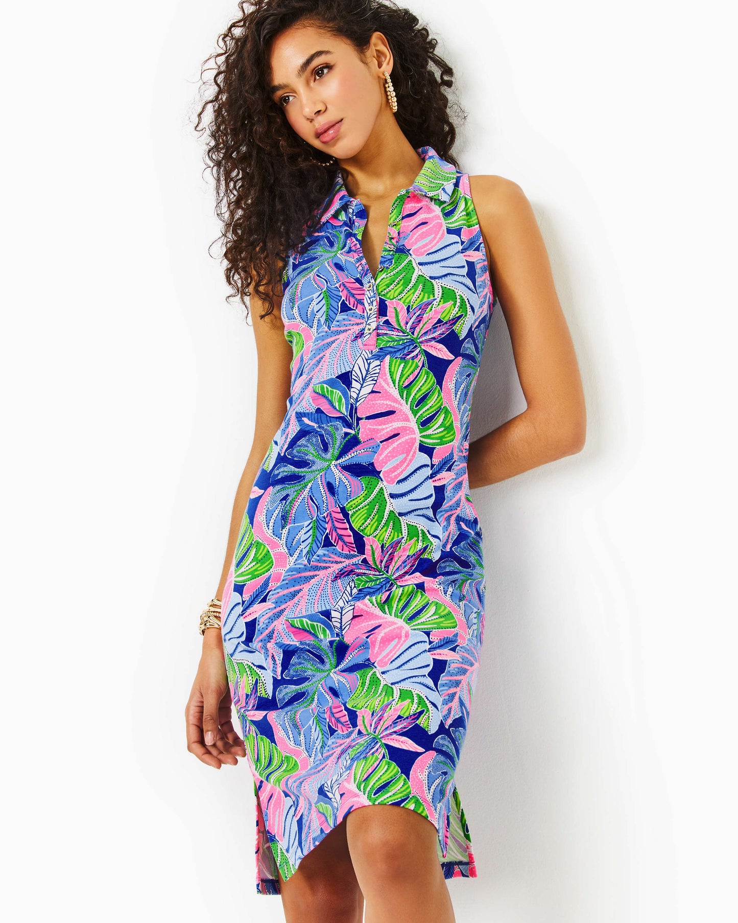REEMA SLEEVELESS POLO DRESS
