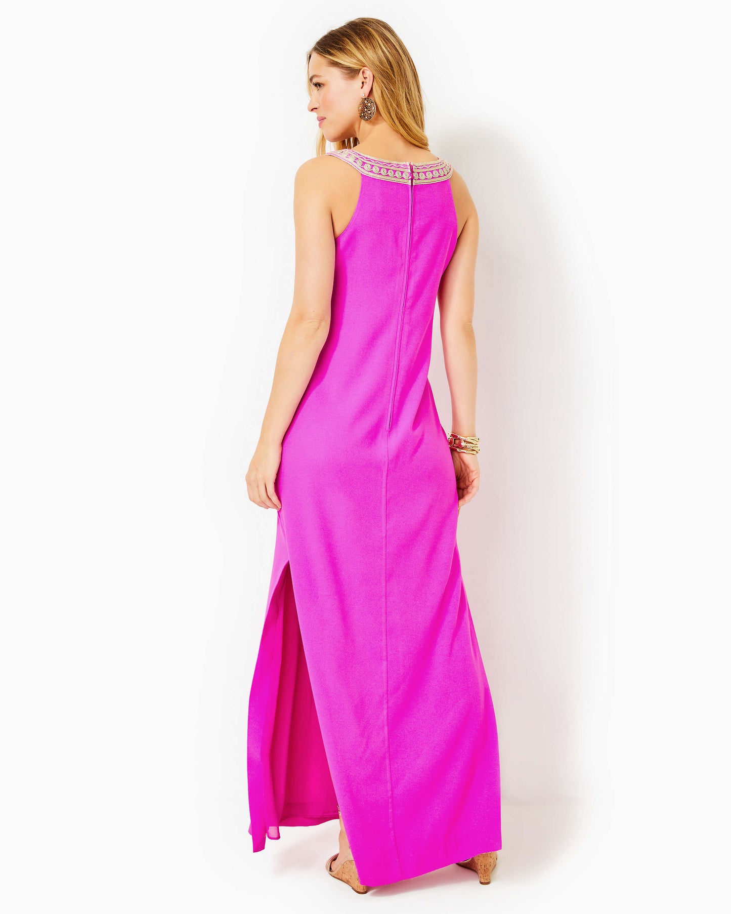 SANDRAH EMBROIDERED MAXI