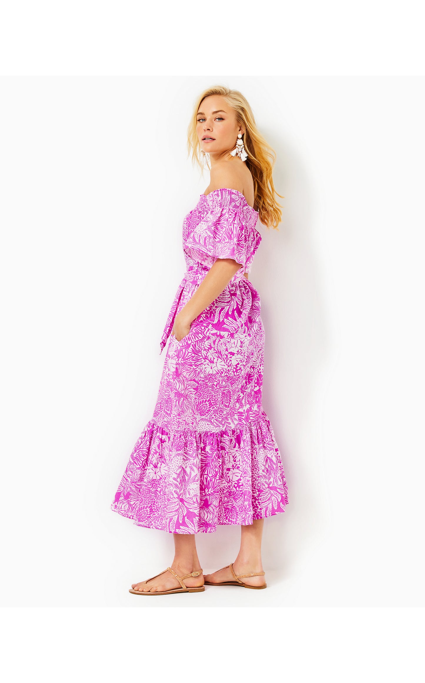 ISBELL OFF THE SHOULDER DRESS