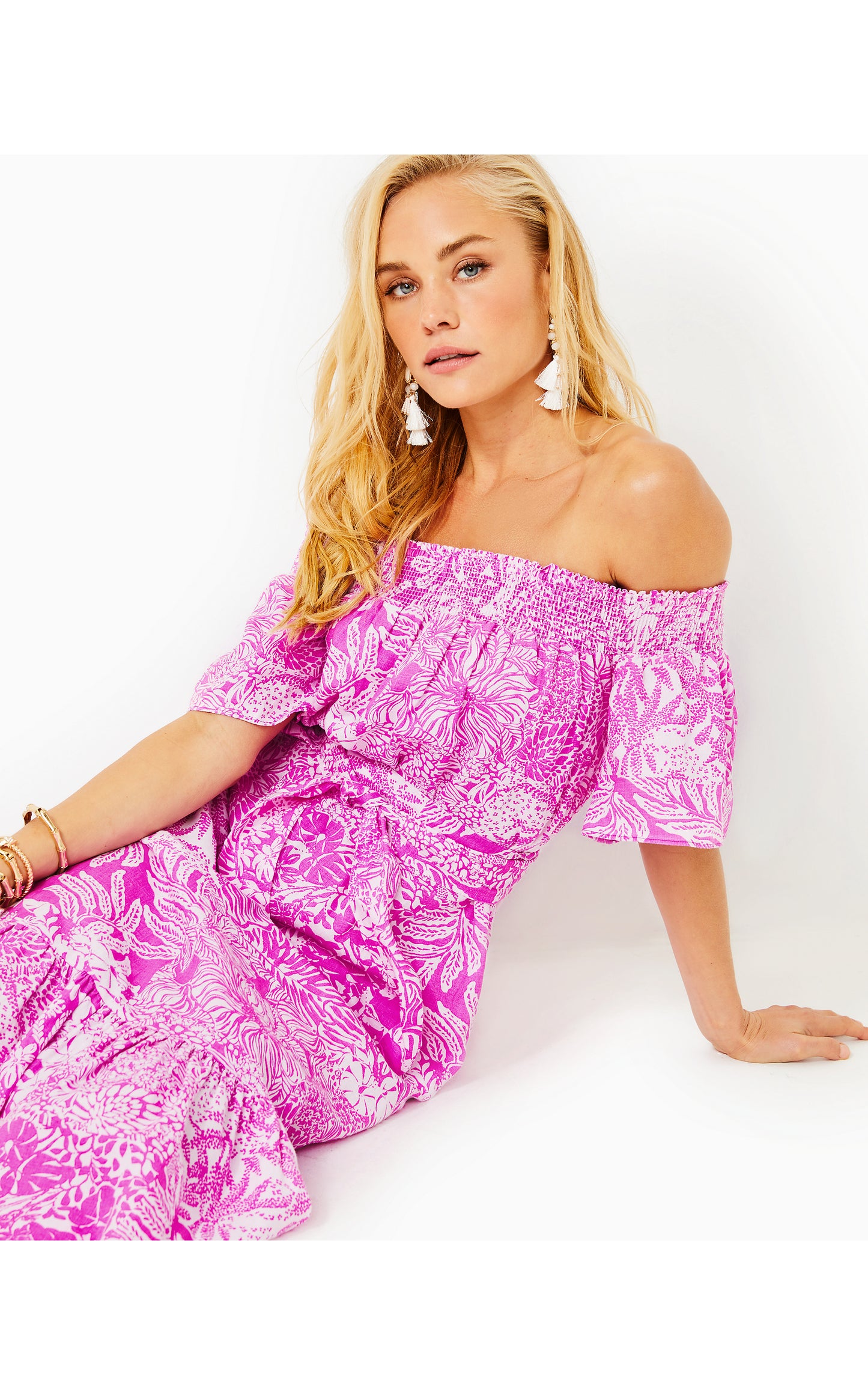 ISBELL OFF THE SHOULDER DRESS