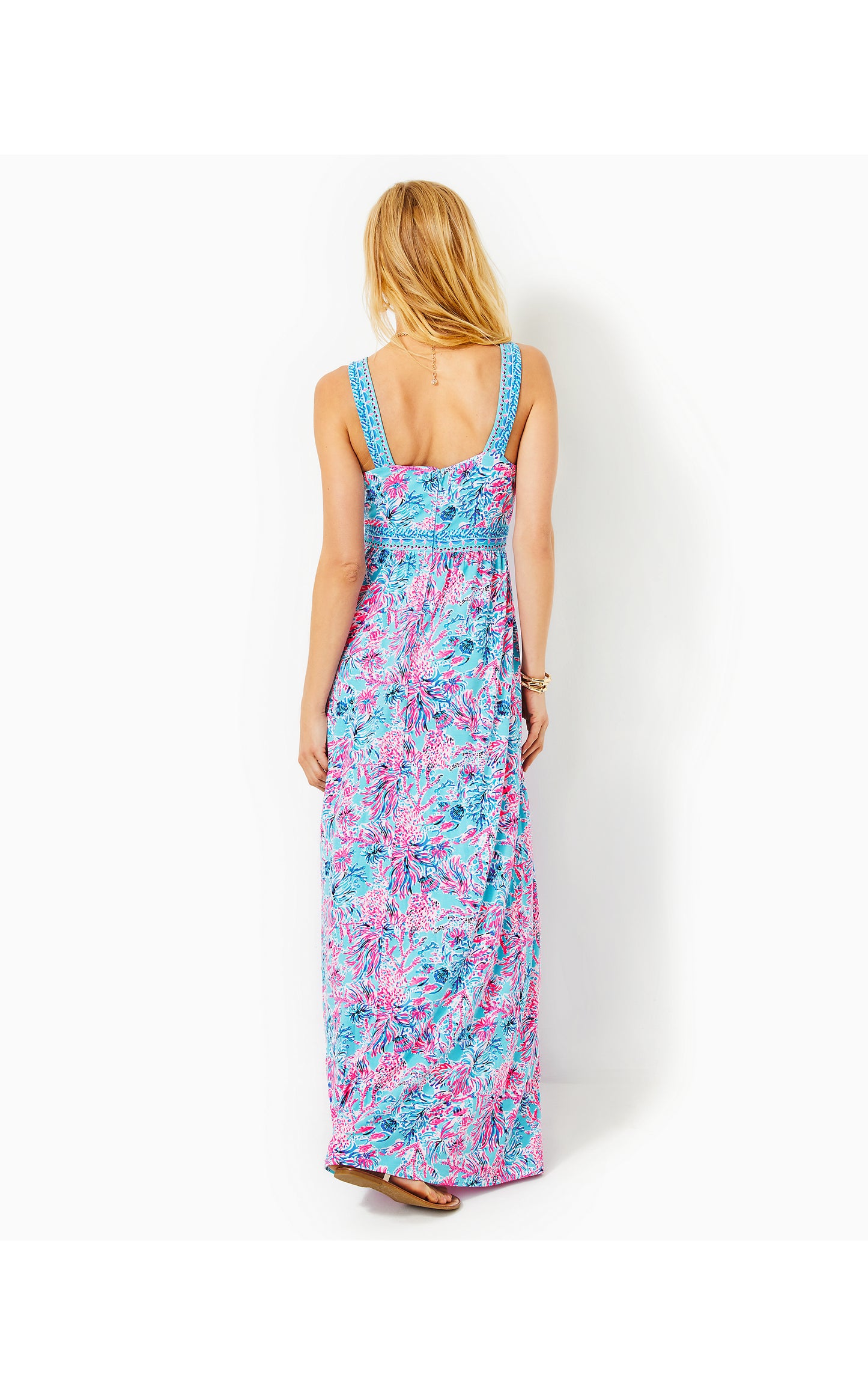 SERENA V-NECK MAXI DRESS