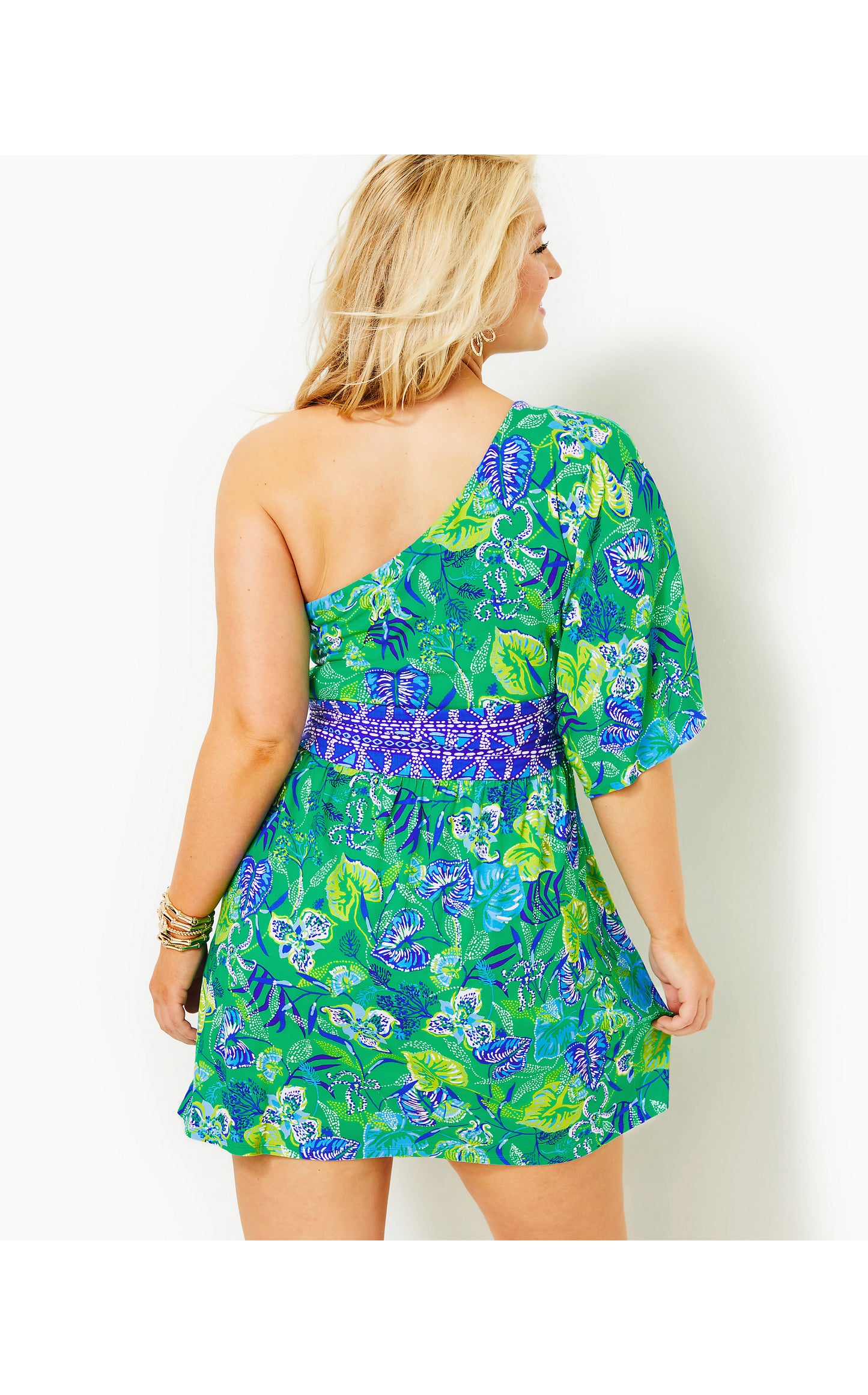 NIKI ONE SHOULDER ROMPER