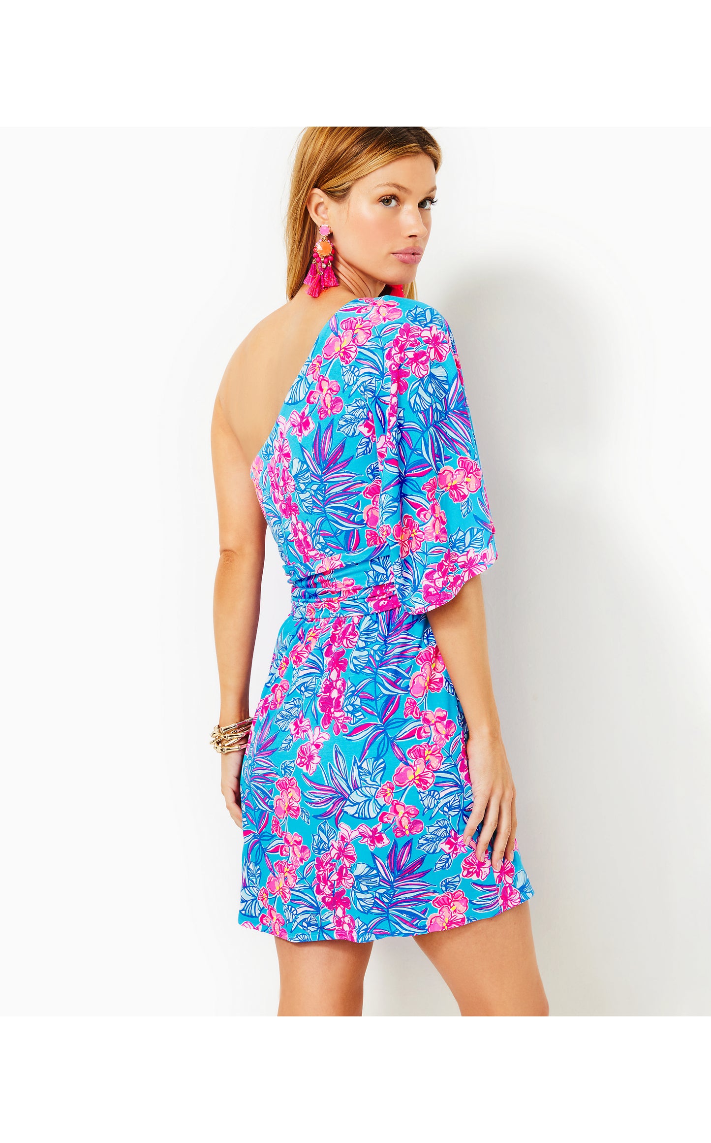 NIKI ONE SHOULDER ROMPER