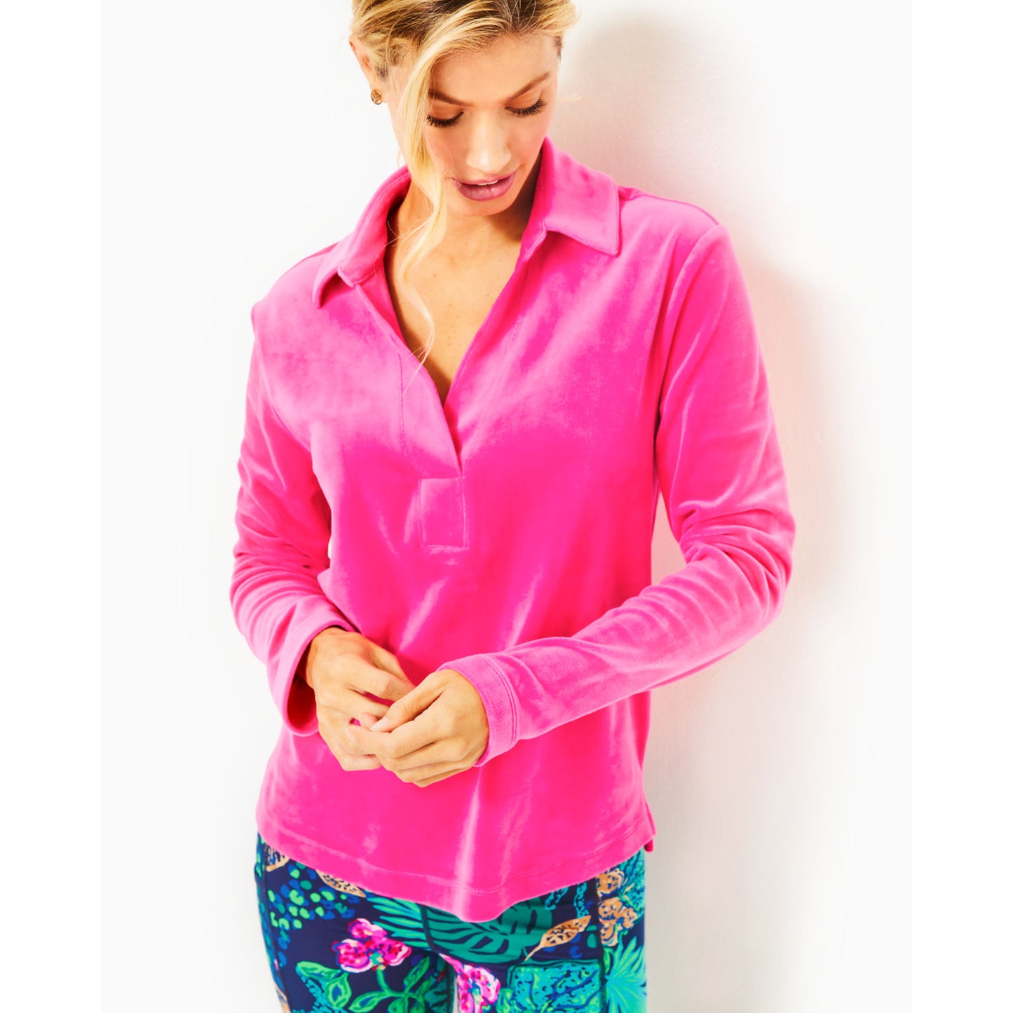 AUGUST VELOUR PULLOVER