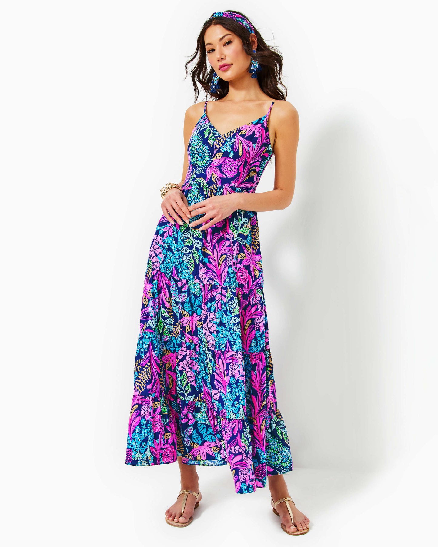 JOELLANE TIERED MAXI DRES