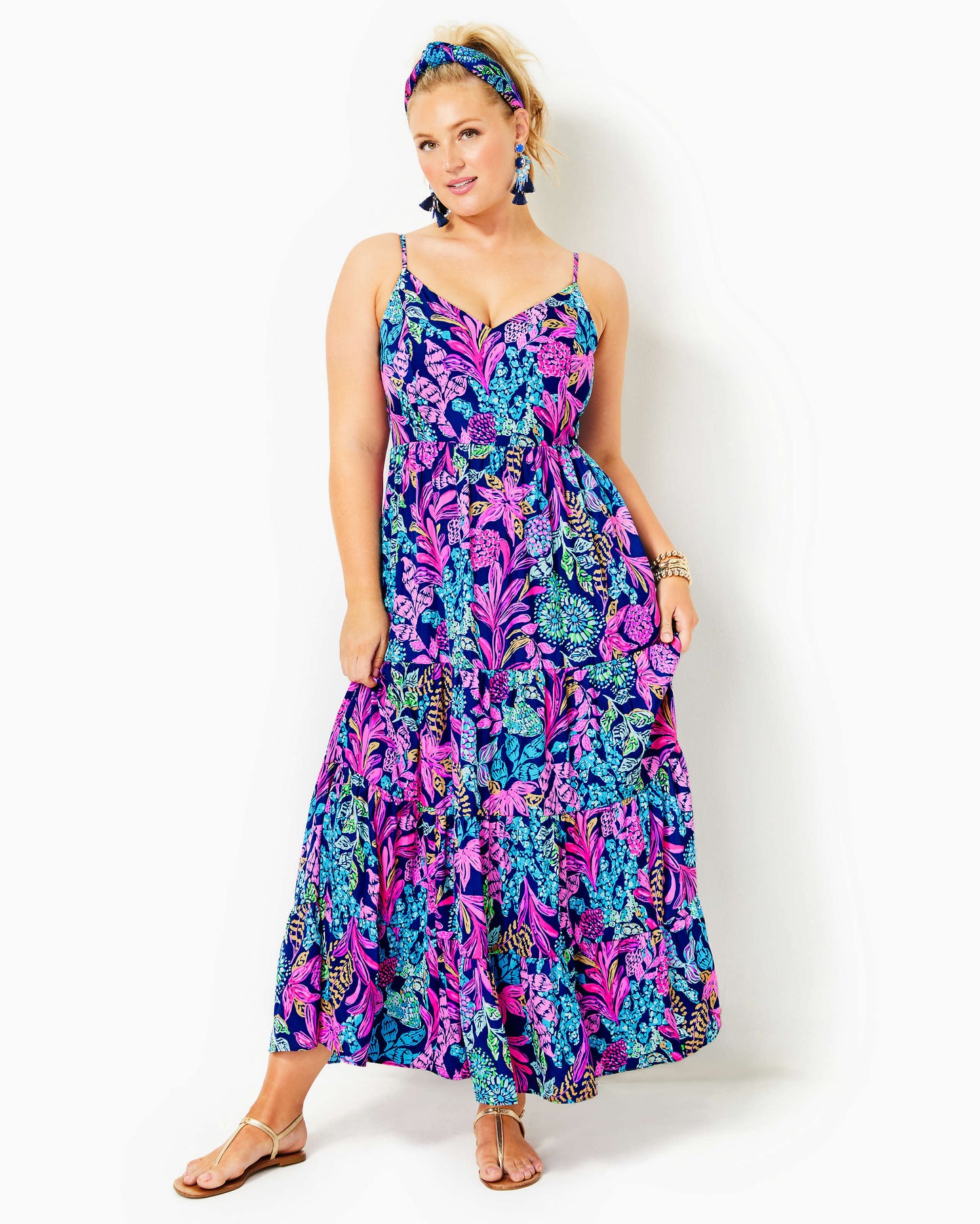 JOELLANE TIERED MAXI DRES