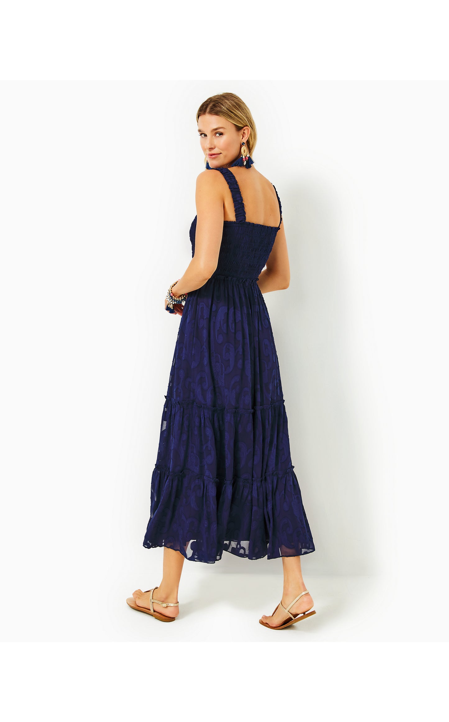 HADLY SMOCKED MAXI DRESS