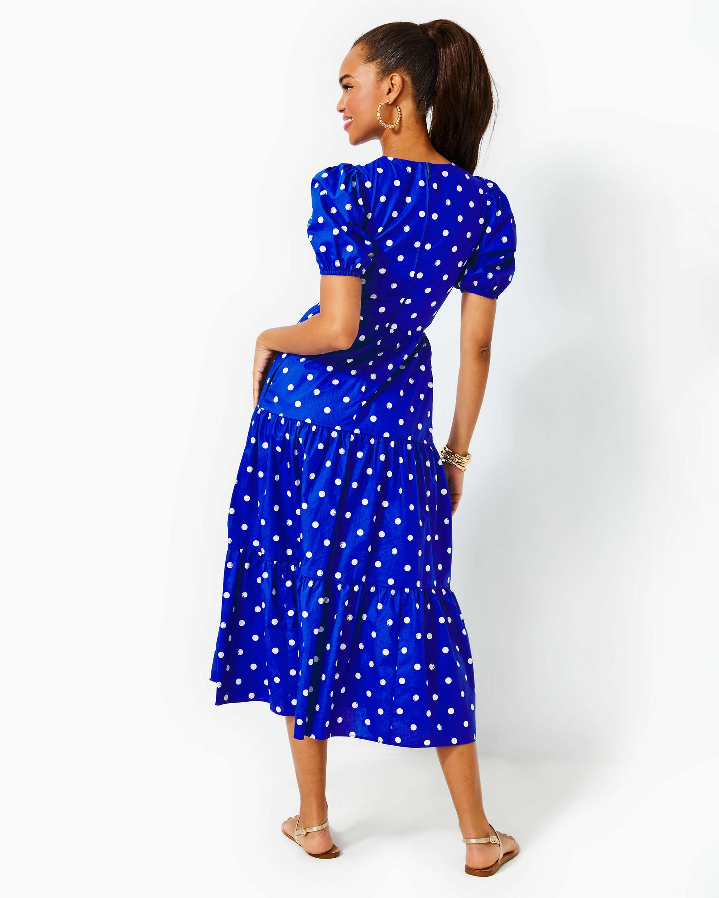 LYSSA COTTON MIDI DRESS