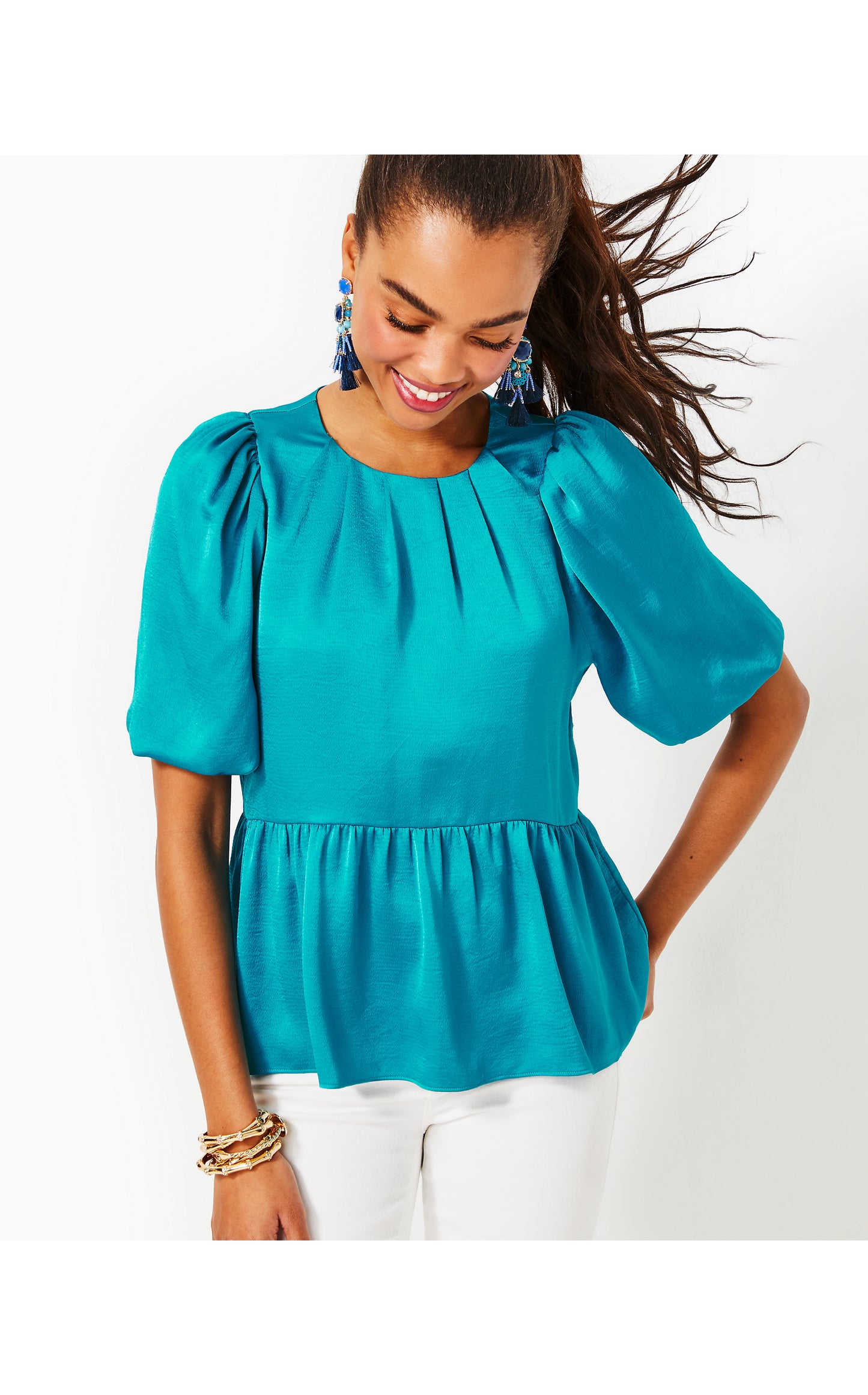BLAKELYNN ELBOW SLEEVE TOP