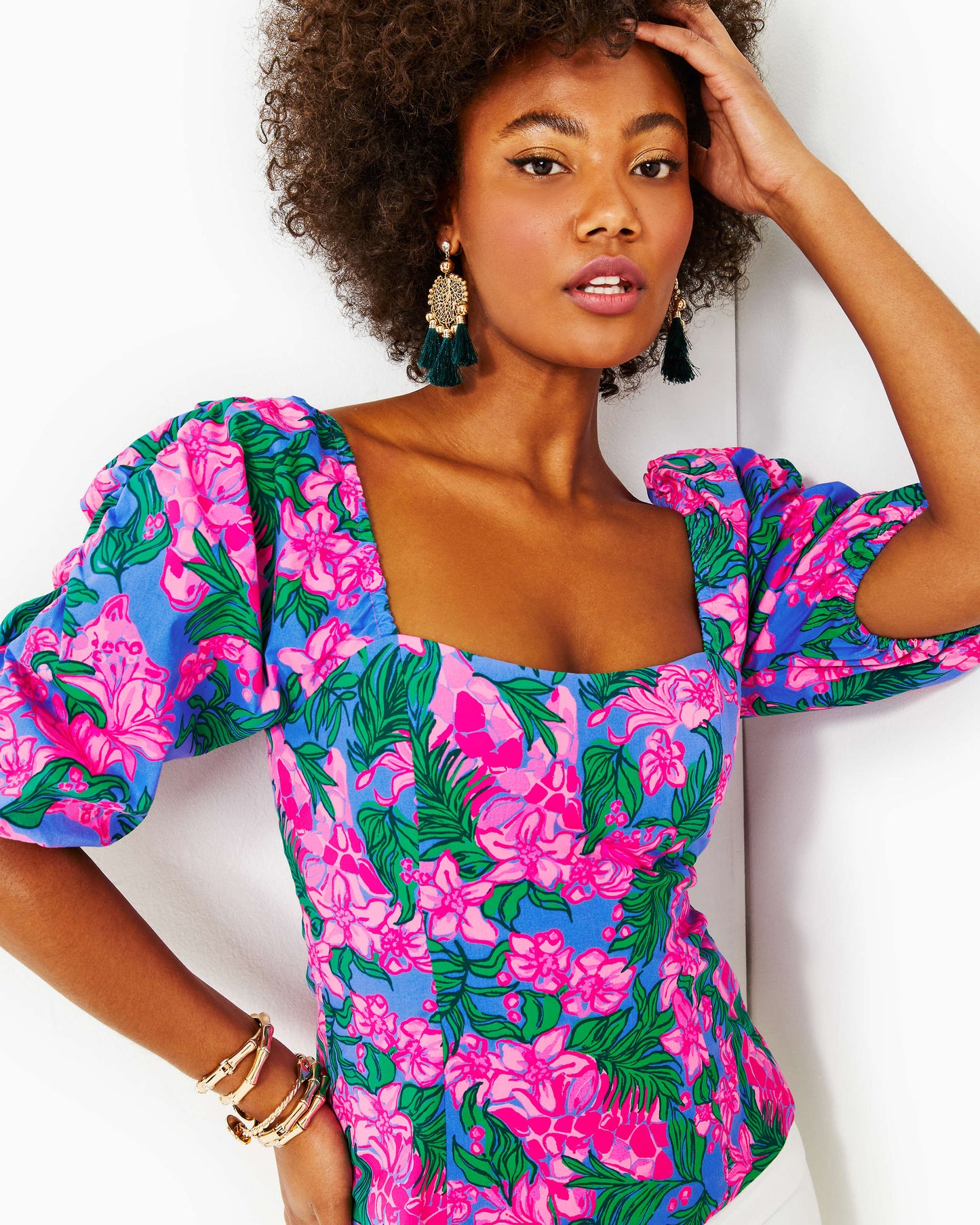 BITSY STRETCH COTTON TOP