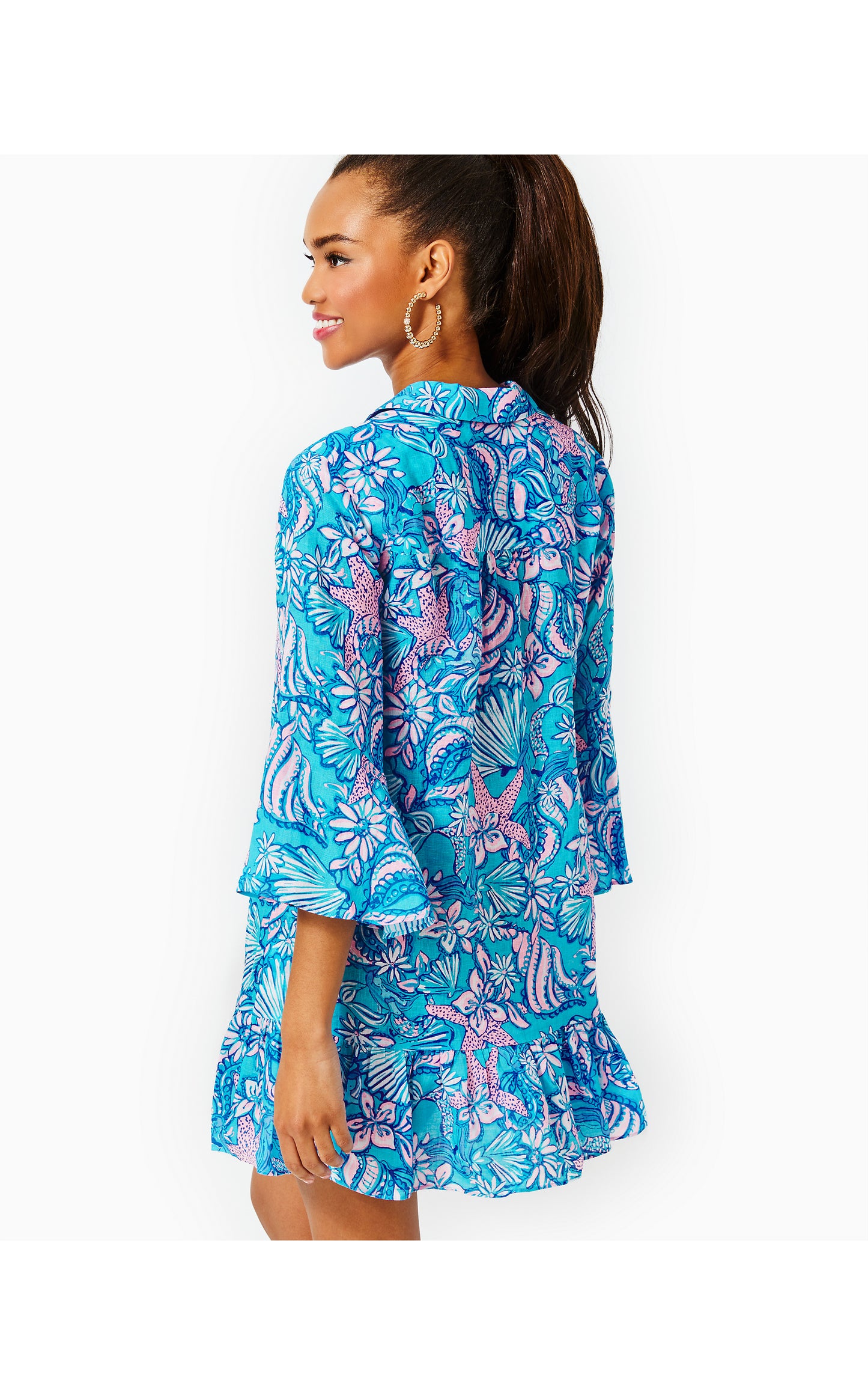 LINLEY COLLARED COVERUP