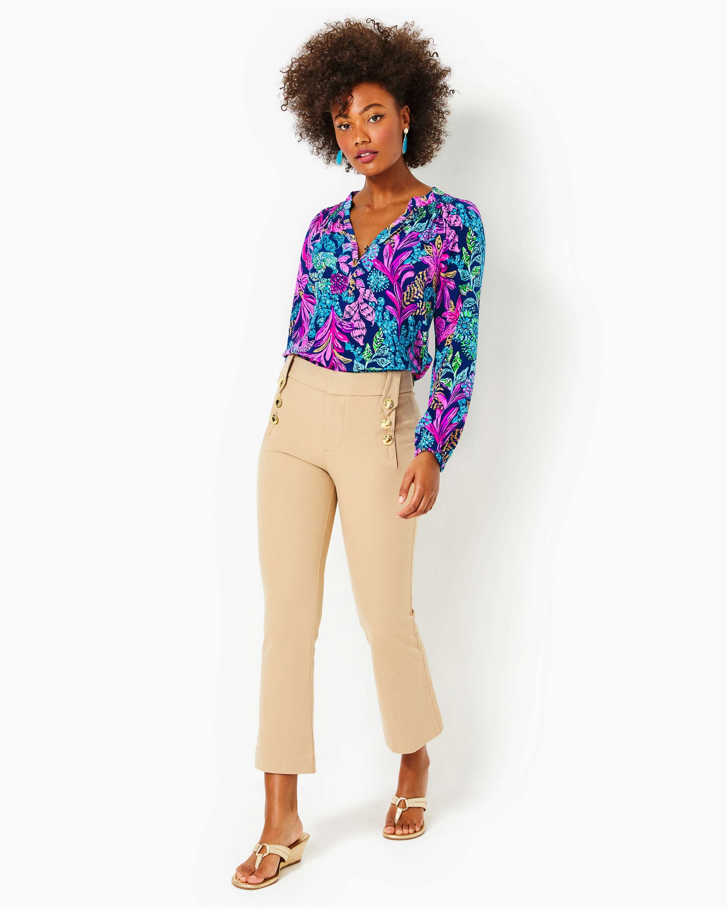 PARRISH BI-STRETCH CROP PANT