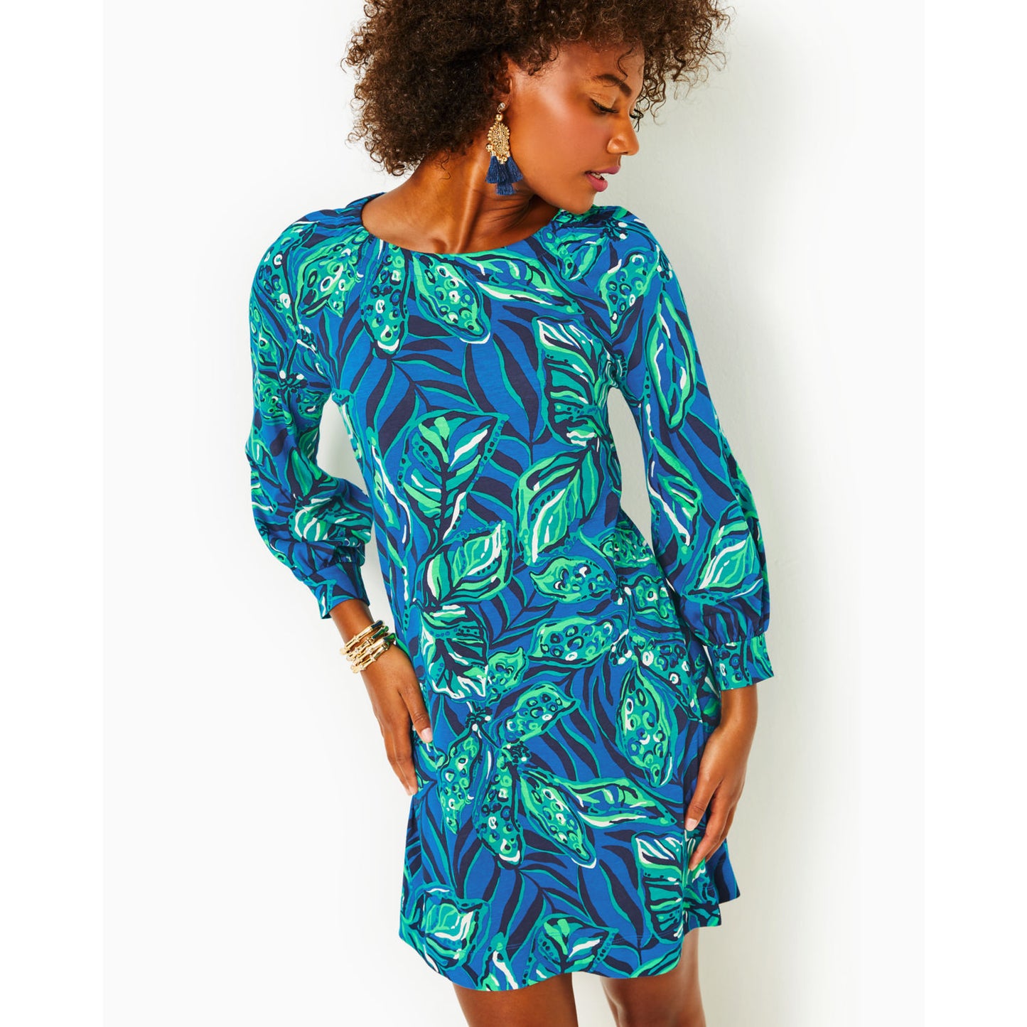 ELIANNA 3/4 SLEEVE DRESS