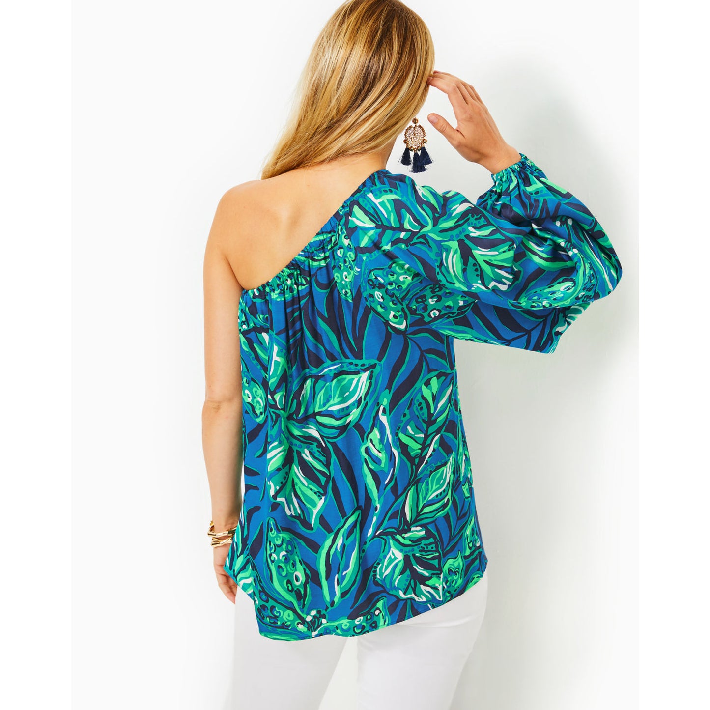 ADORLEE ONE SHOULDER TOP