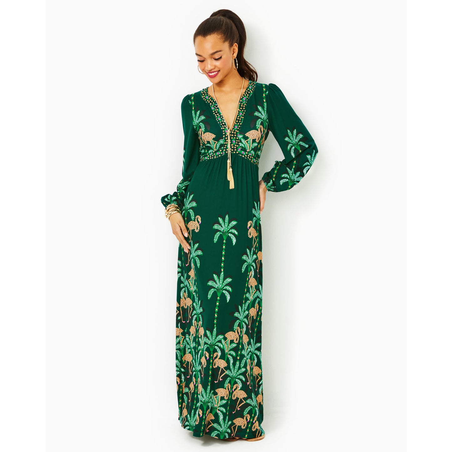 WEXLEE LONG SLEEVE MAXI DRESS