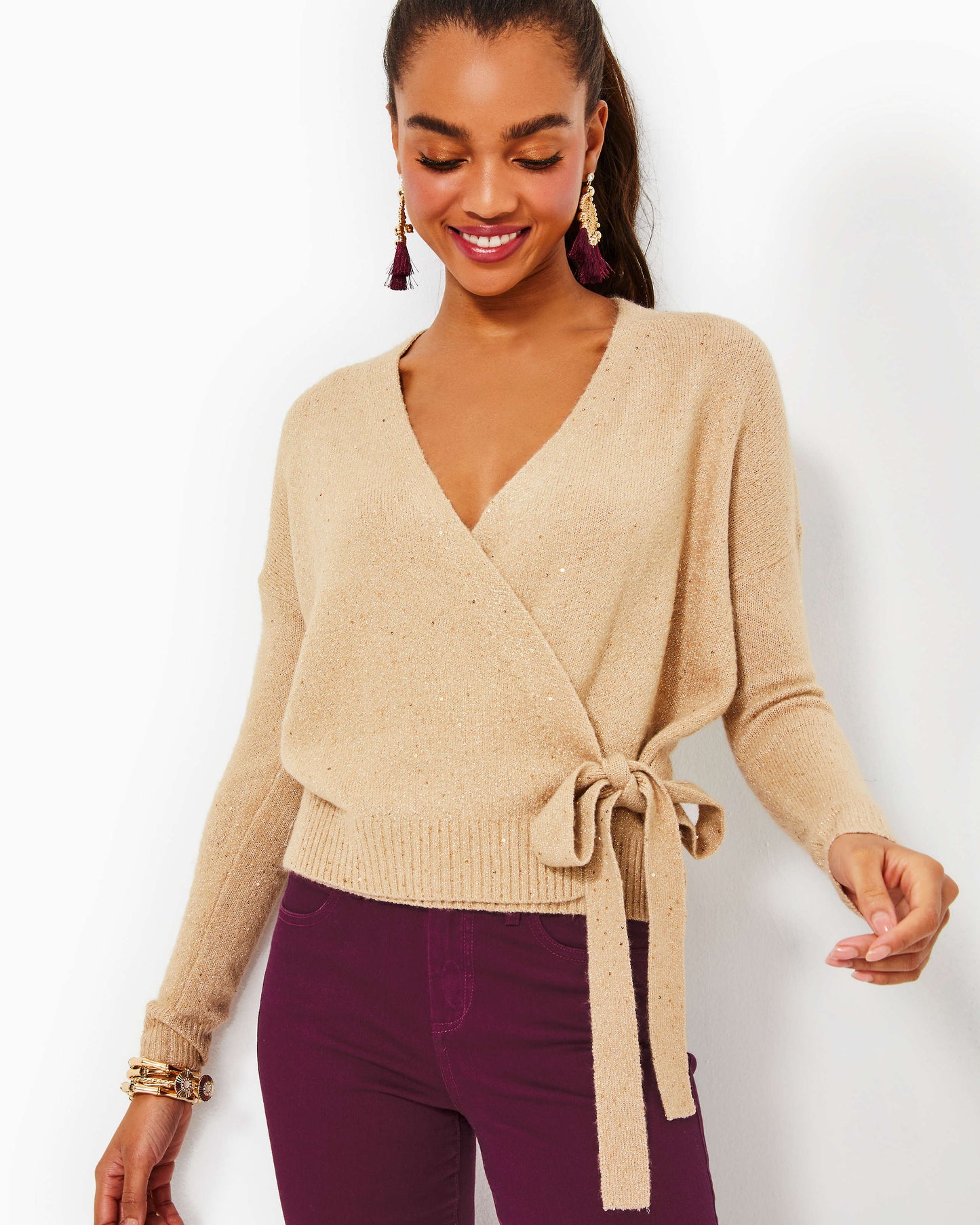DIXIE WRAP SWEATER
