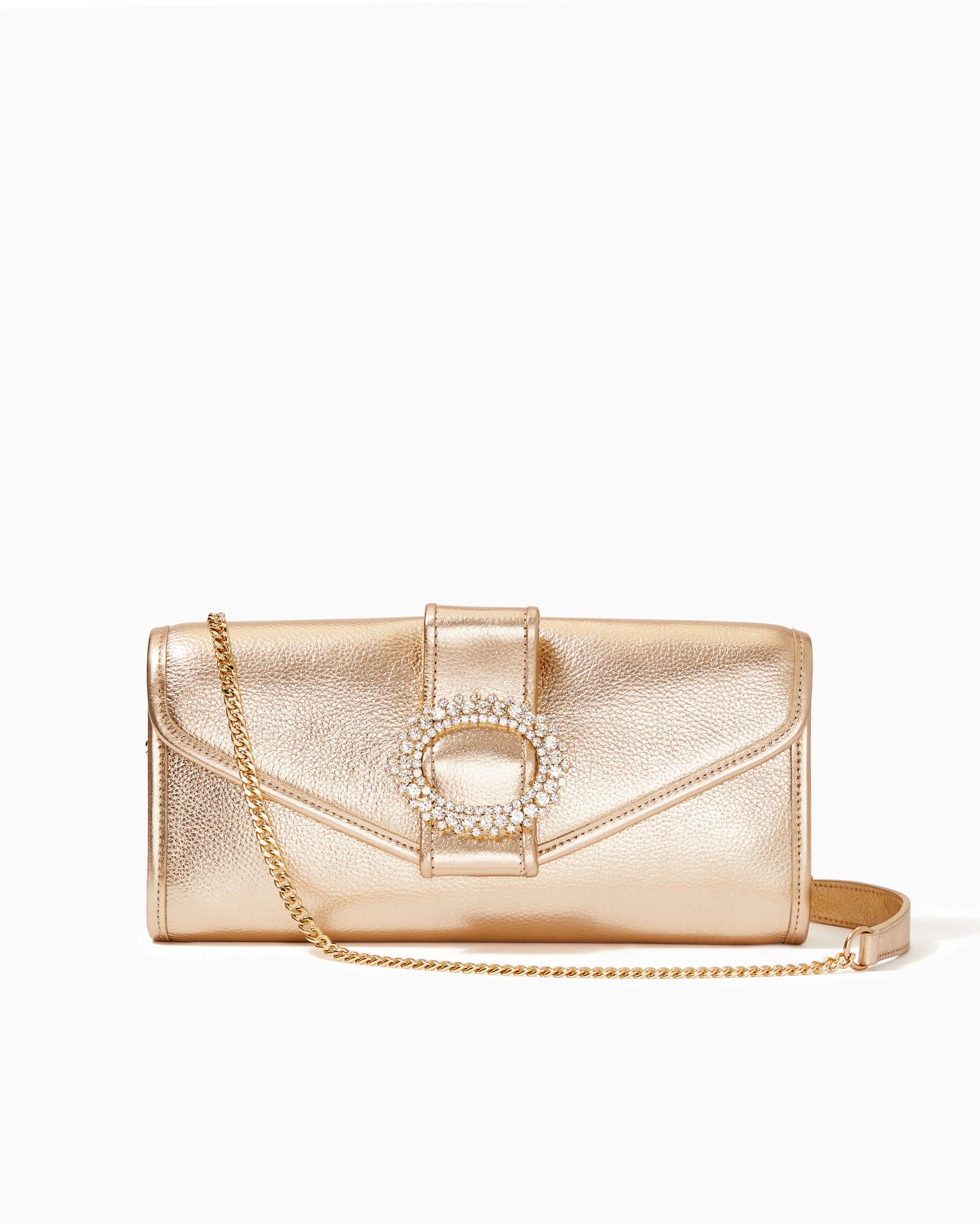 BENTON LEATHER CLUTCH