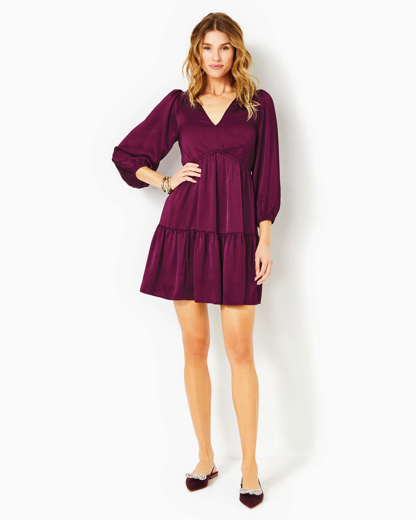 DEACON 3/4 SLEEVE V-NECK
