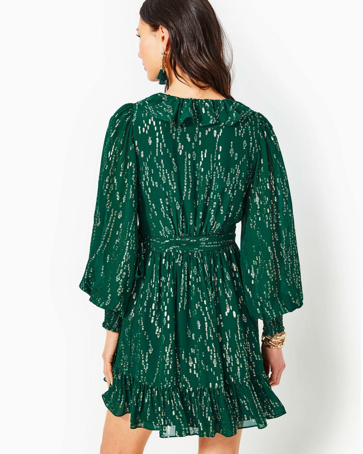 BIRDY LONG SLEEVE SILK WRAP