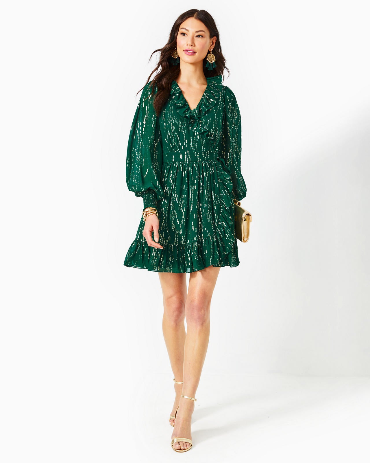 BIRDY LONG SLEEVE SILK WRAP