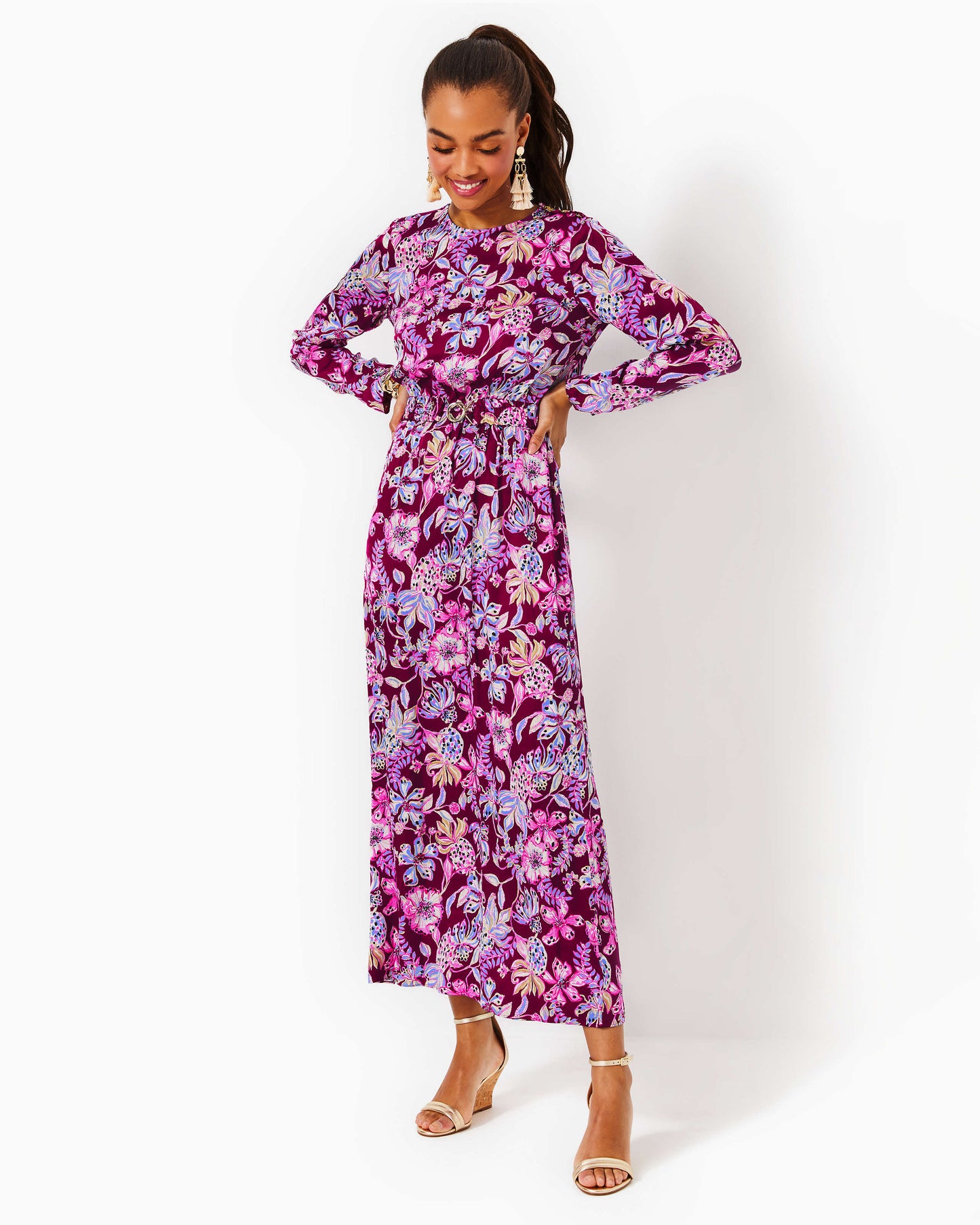 LEOLYNN LONG SLEEVE MAXI