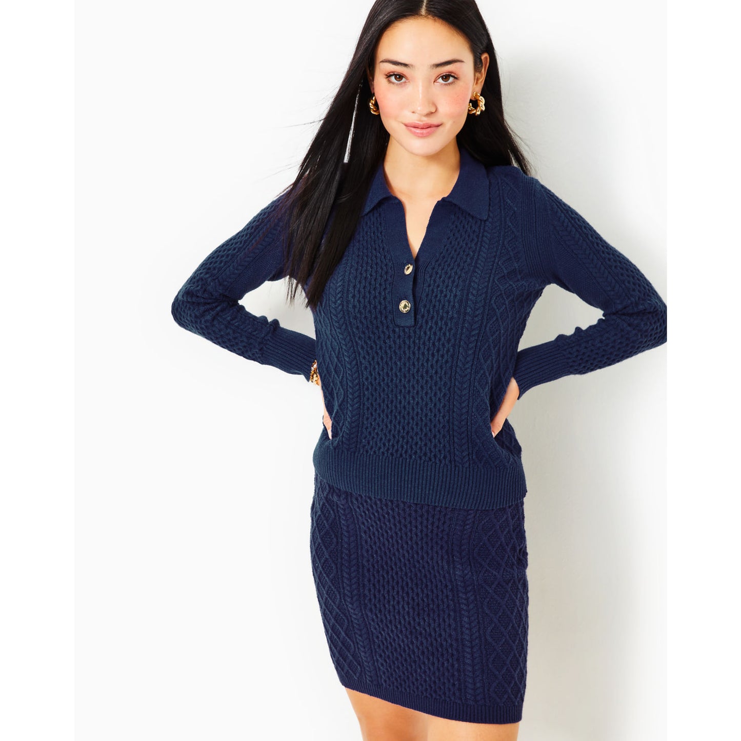 LIZONA CABLED SWEATER
