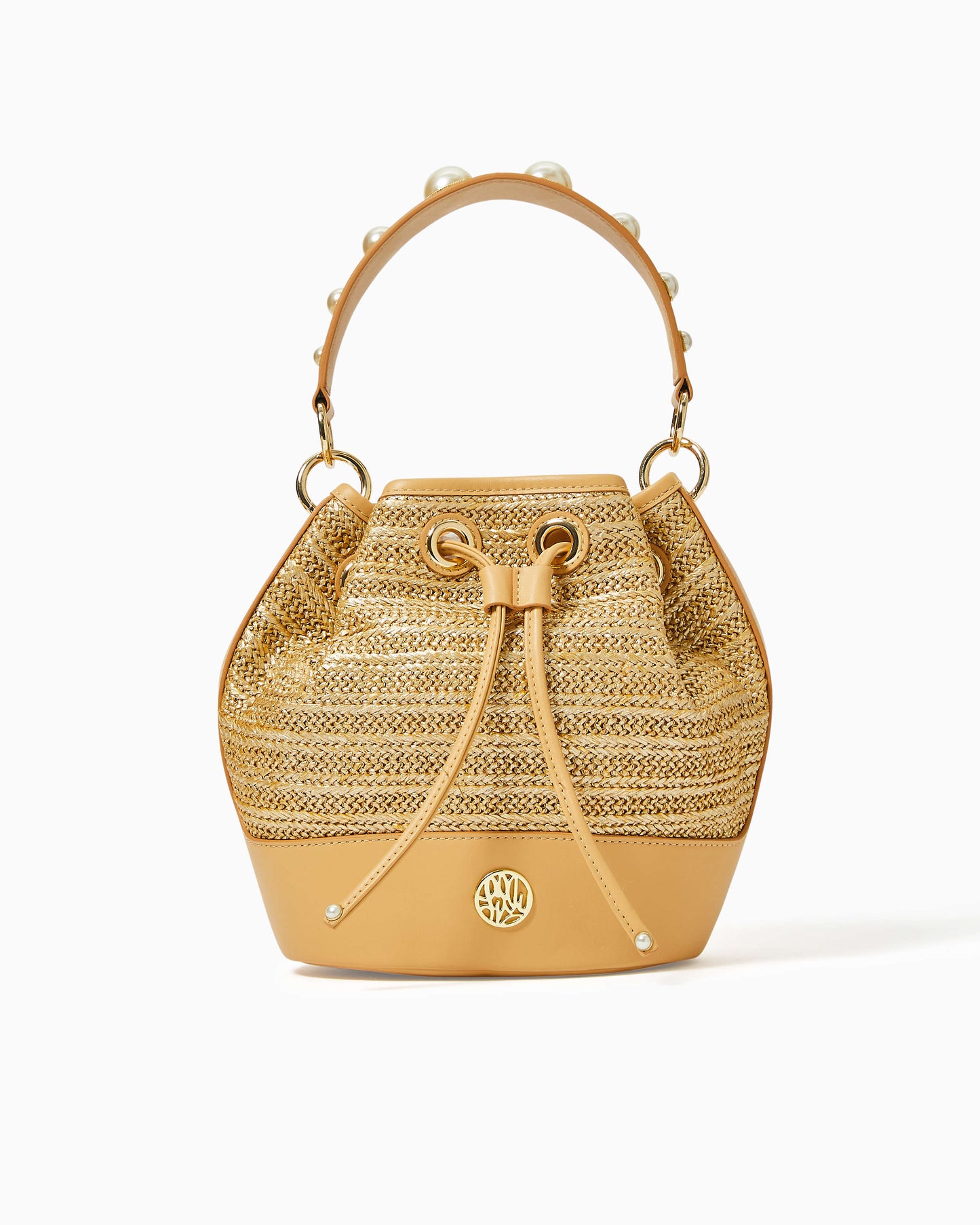 ARLY STRAW BUCKET BAG