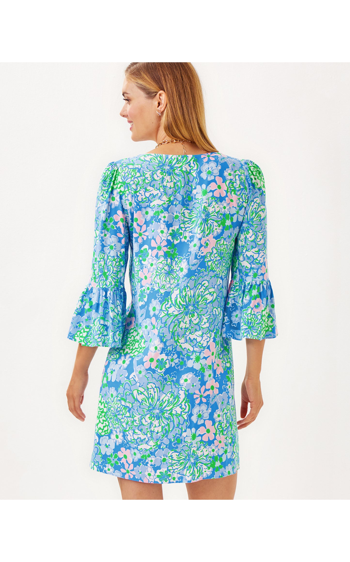 DANIKA 3/4 SLEEVE TUNIC DRESS
