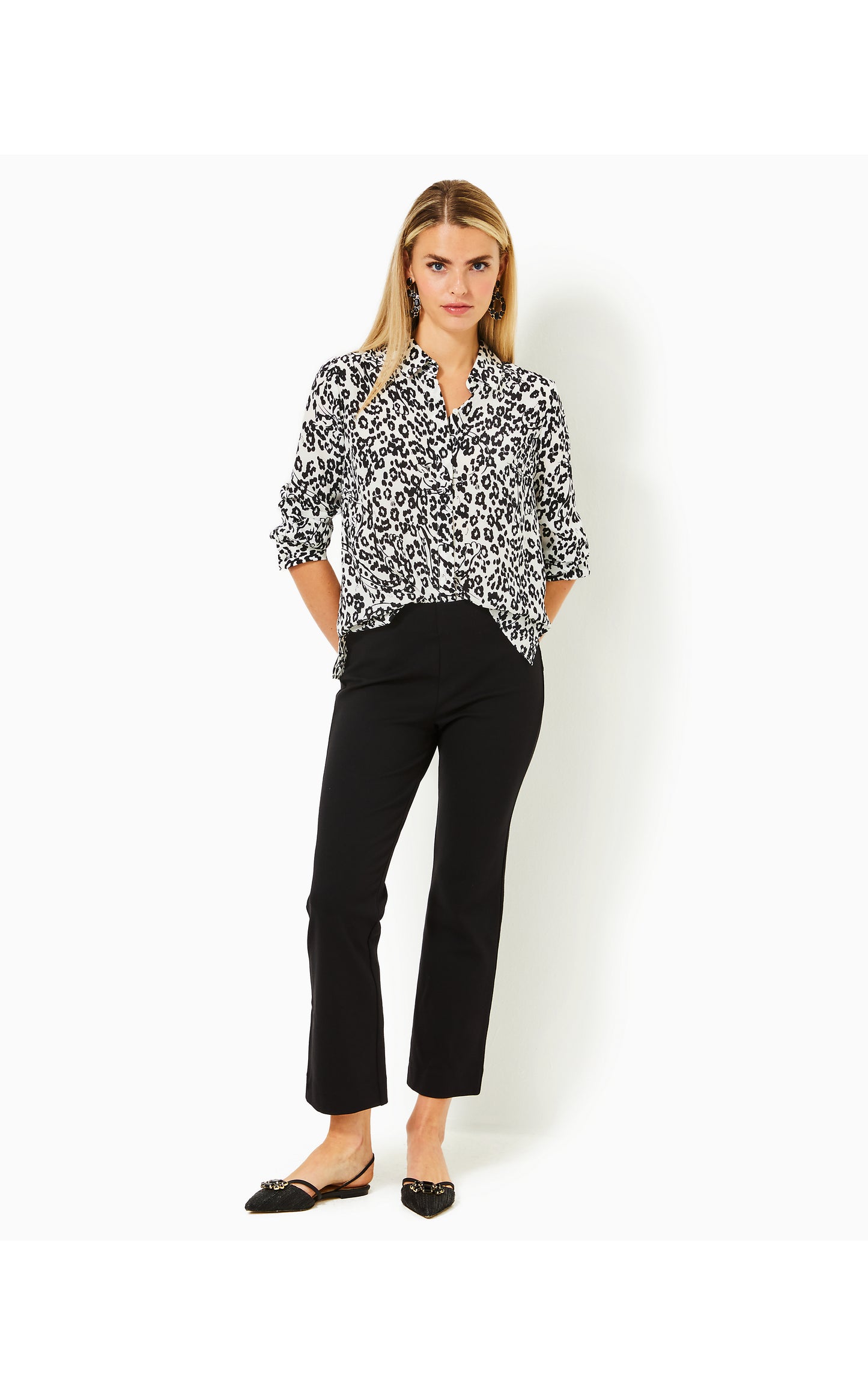 CHRISTABEL PONTE CROP FLARE PANT