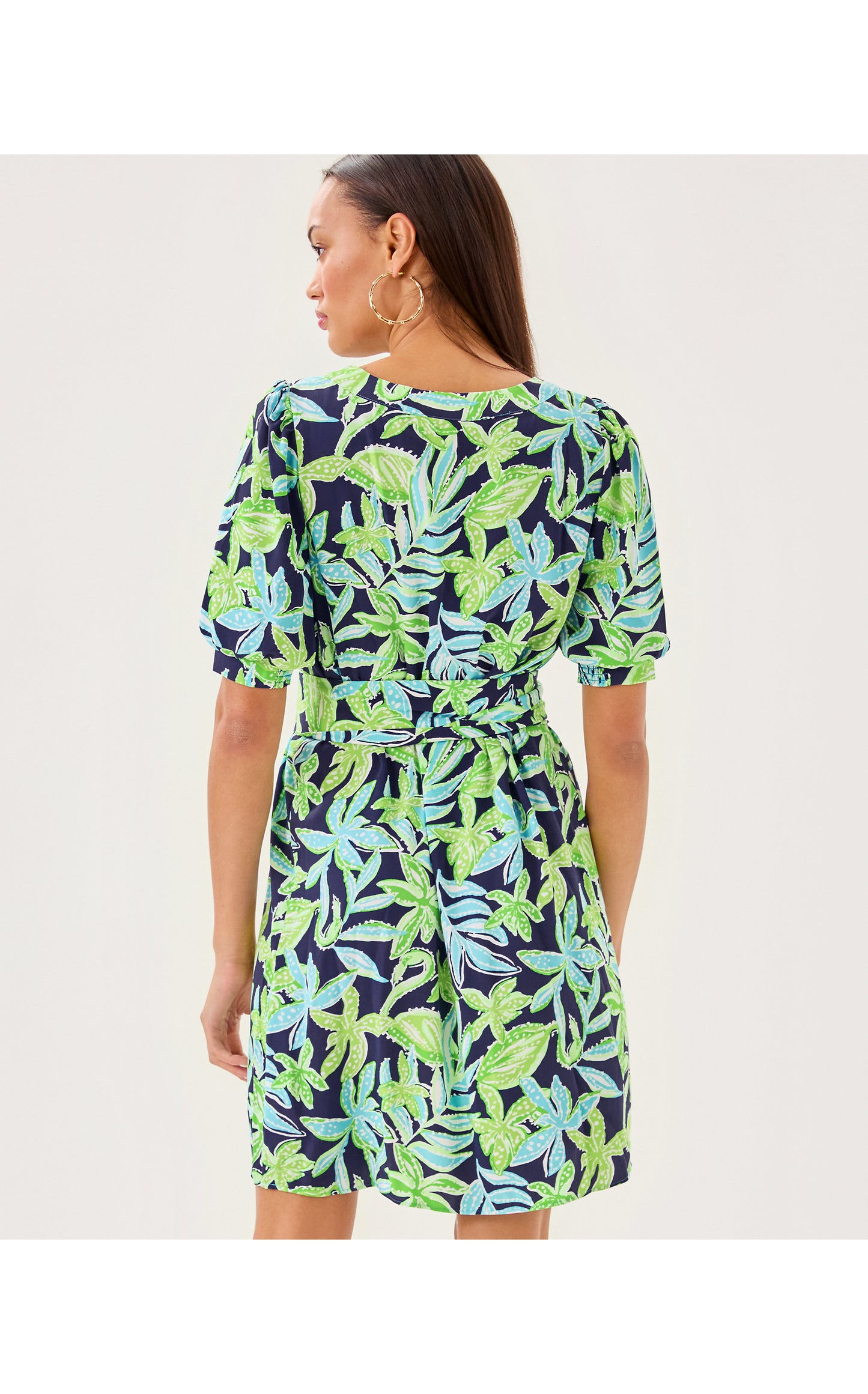 OLIVINE SHORT SLEEVE DRESS