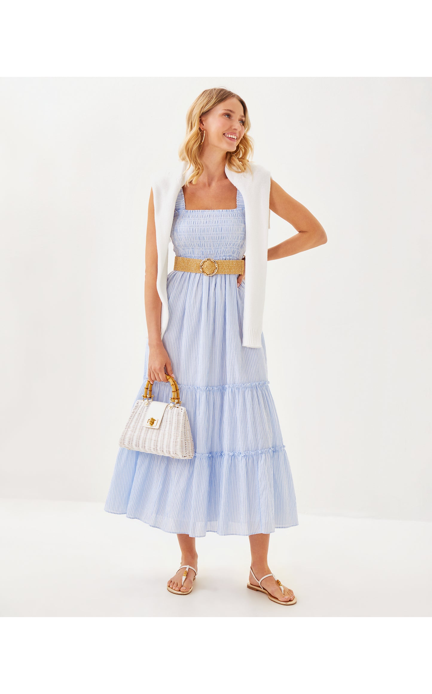 HADLY SMOCKED MAXI DRESS