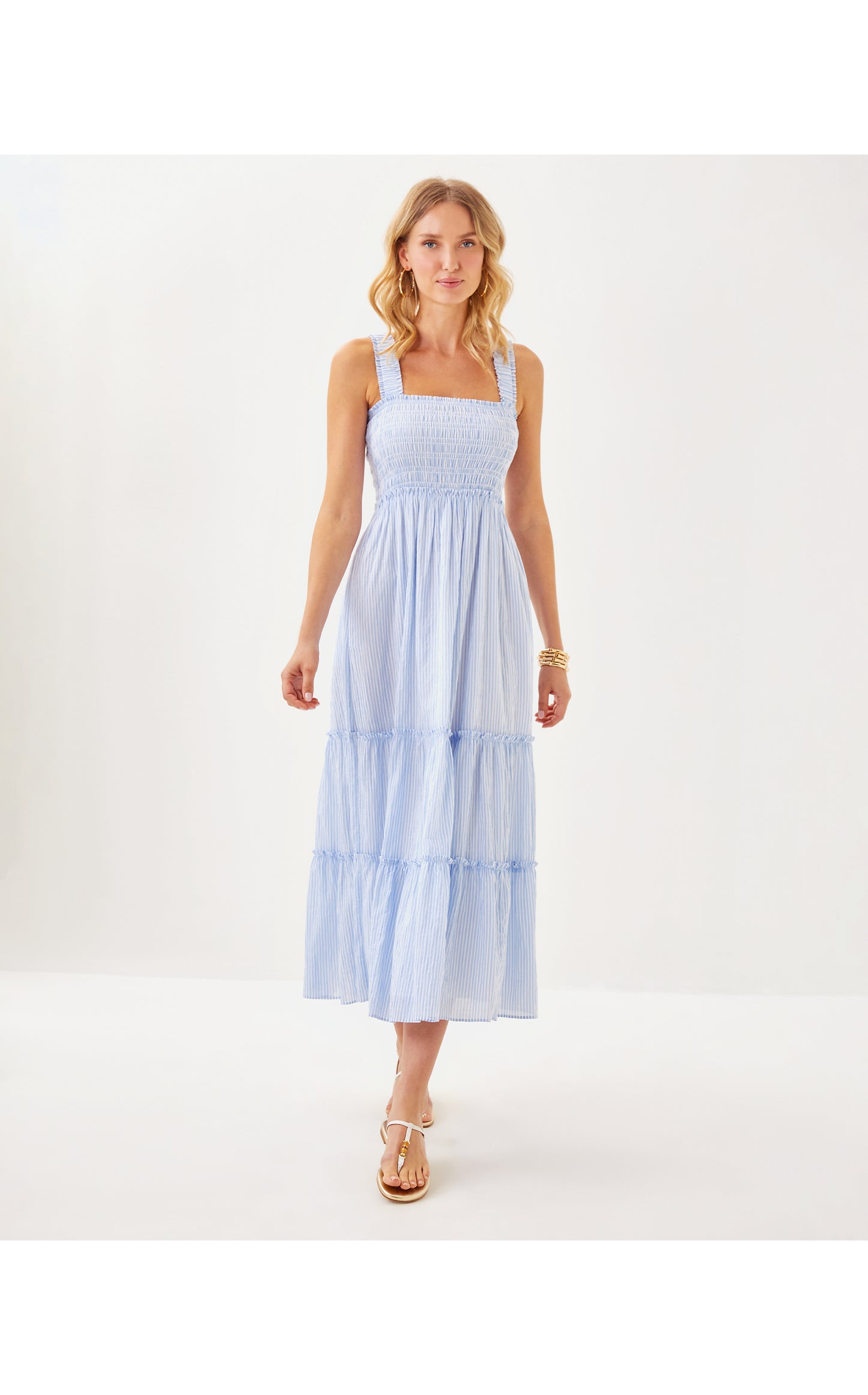 HADLY SMOCKED MAXI DRESS