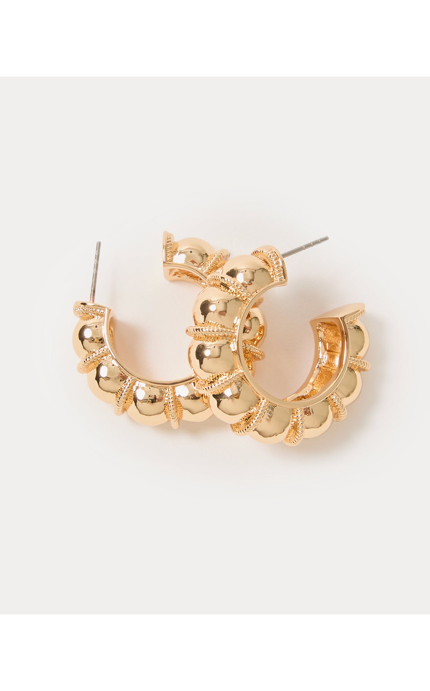 BRIGHT DELIGHT HOOP EARRINGS