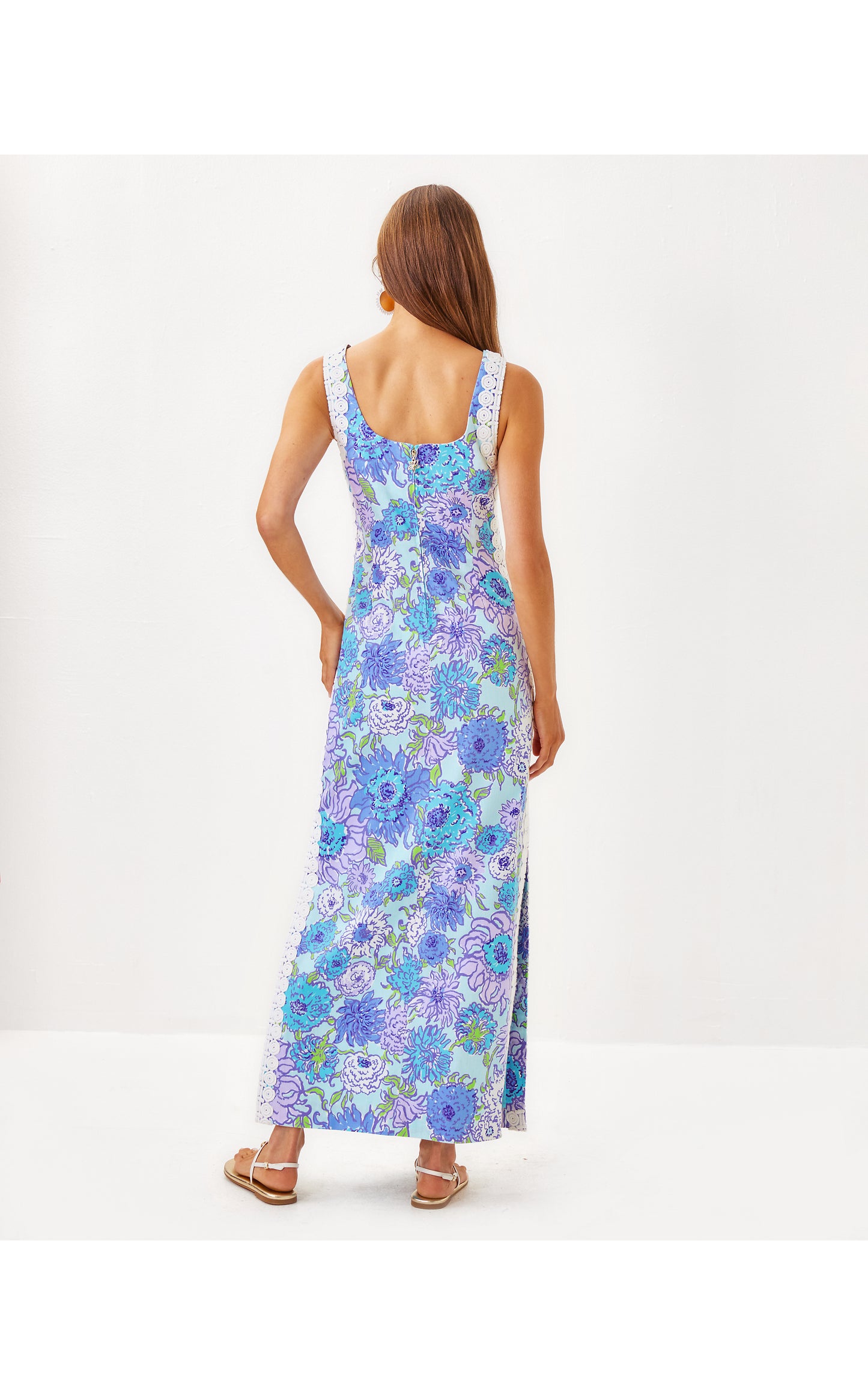 MARLEIGH STRETCH MAXI SHIFT DRESS