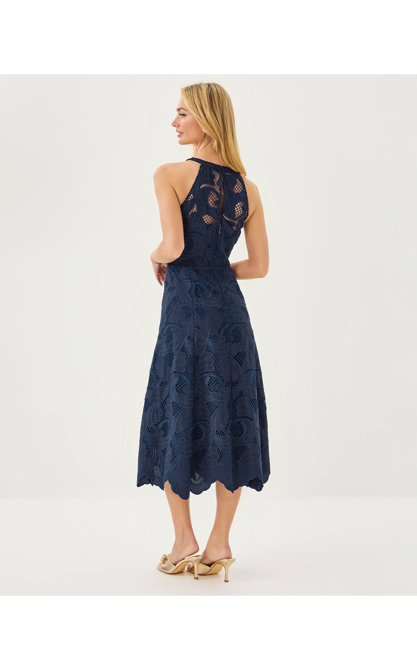 DENISE LACE MIDI DRESS